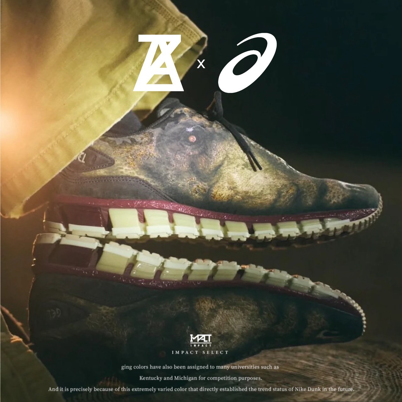 Doublet x ASICS 亞瑟士GEL-QUANTUM 360 I 霸王龍慢跑鞋 聯名 限量款 1203A986-200