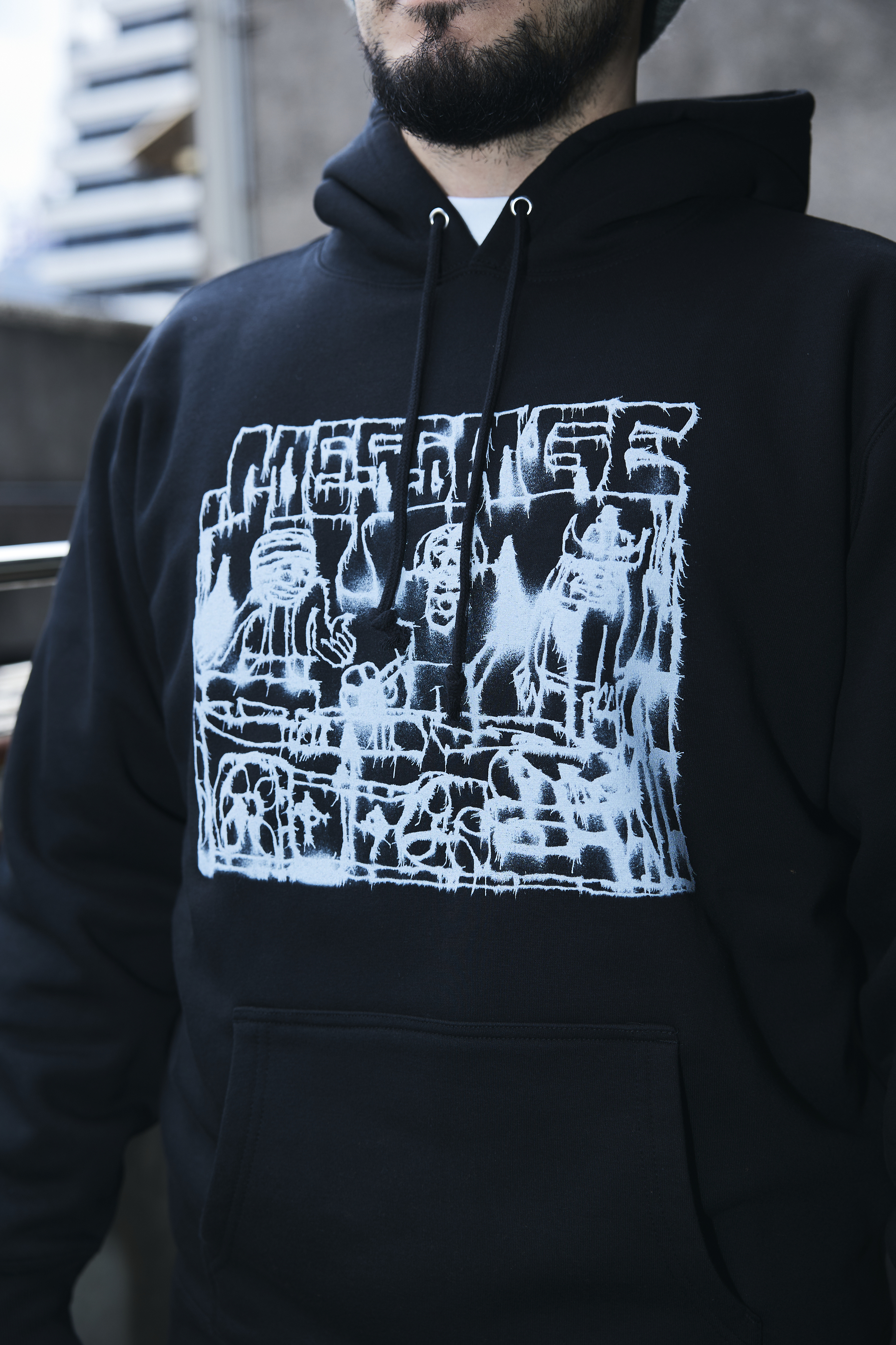 Mess-age x Alehsy Lambo Hoodie 黑