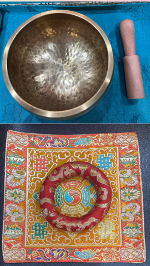 TP032 麒麟缽 送十字金剛杵佛墊 23cm*23cm