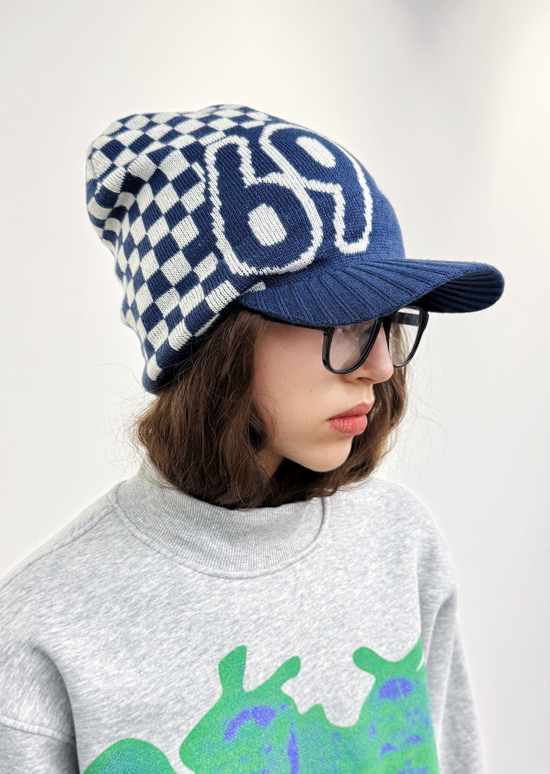 LUSIVE WORKSHOP 69號滑板米奇針織堆帽