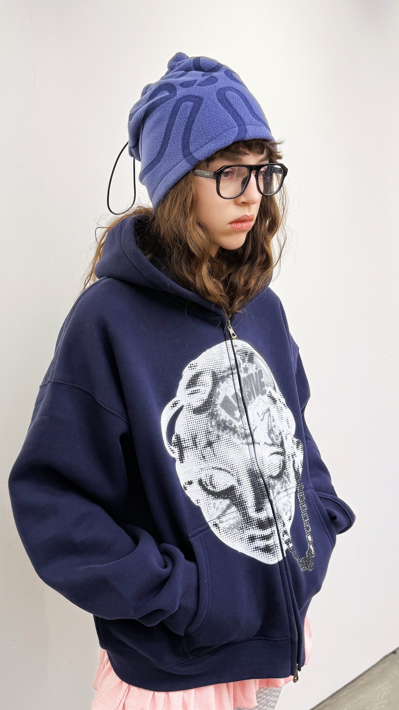 LUSIVE WORKSHOP 抽繩套頭圍脖帽子兩用