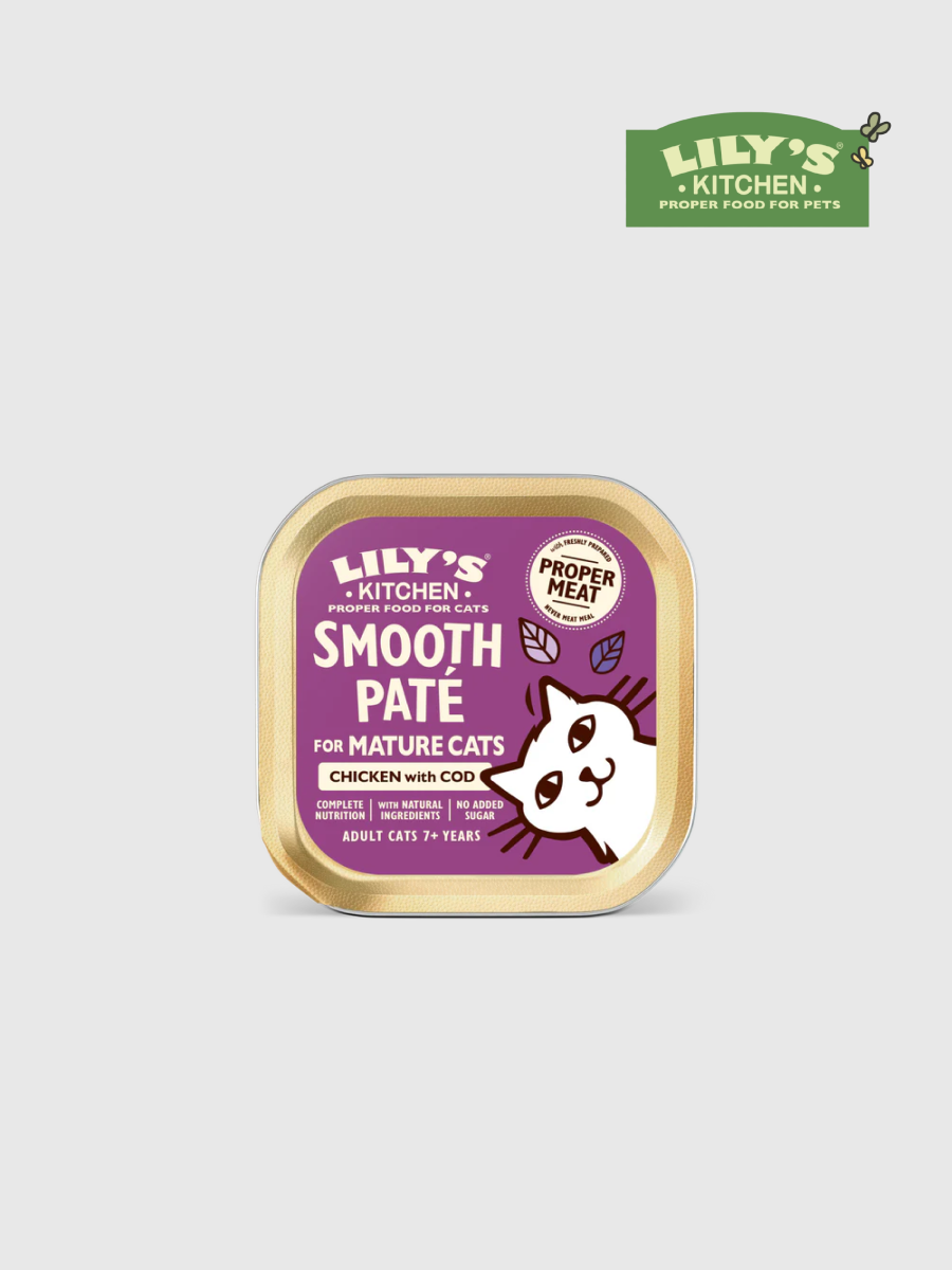 【Lily's Kitchen莉莉廚房】熟齡貓雞肉鱈魚派(貓) 85g