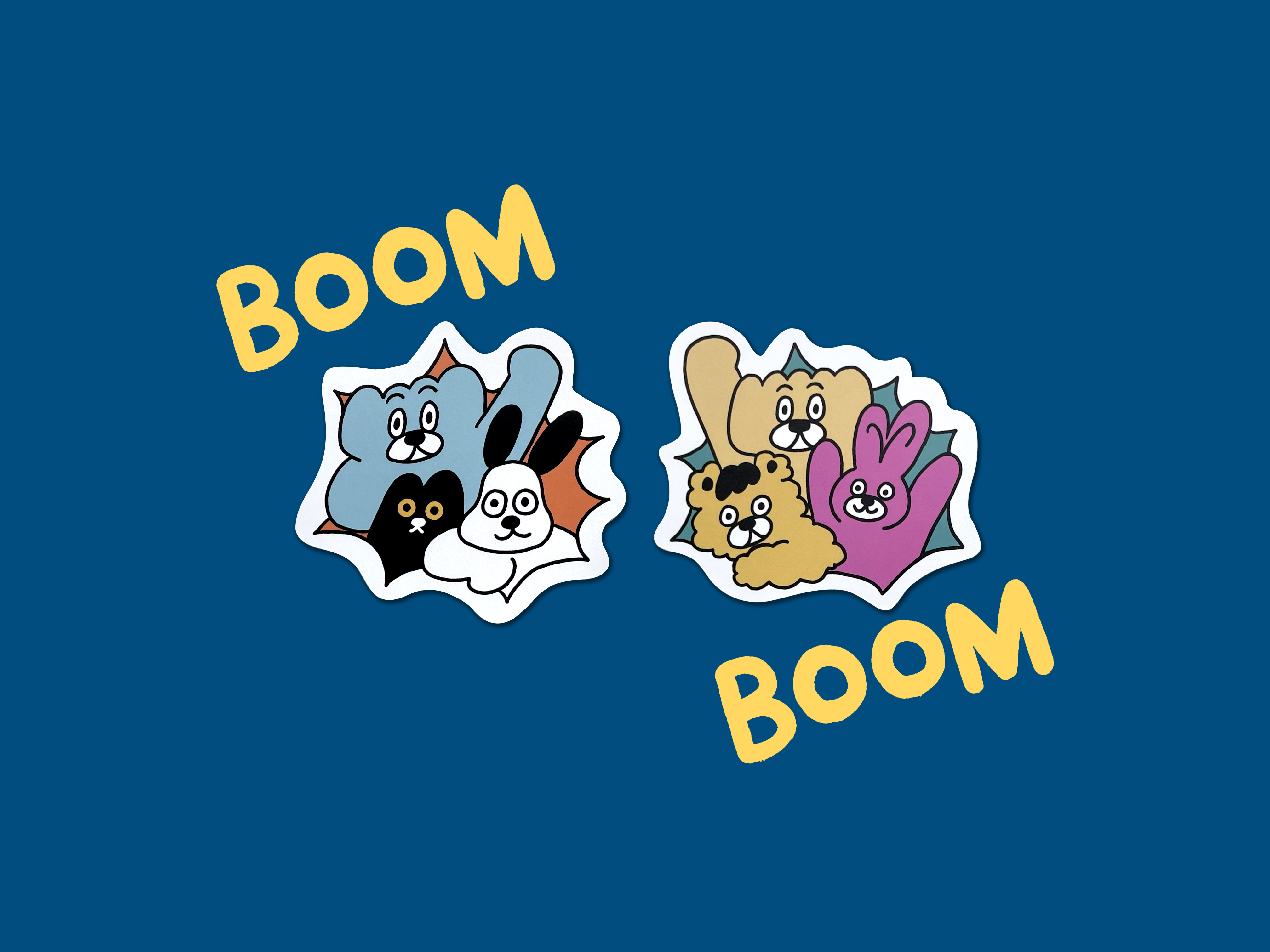 BOOM BOOM大貼紙組