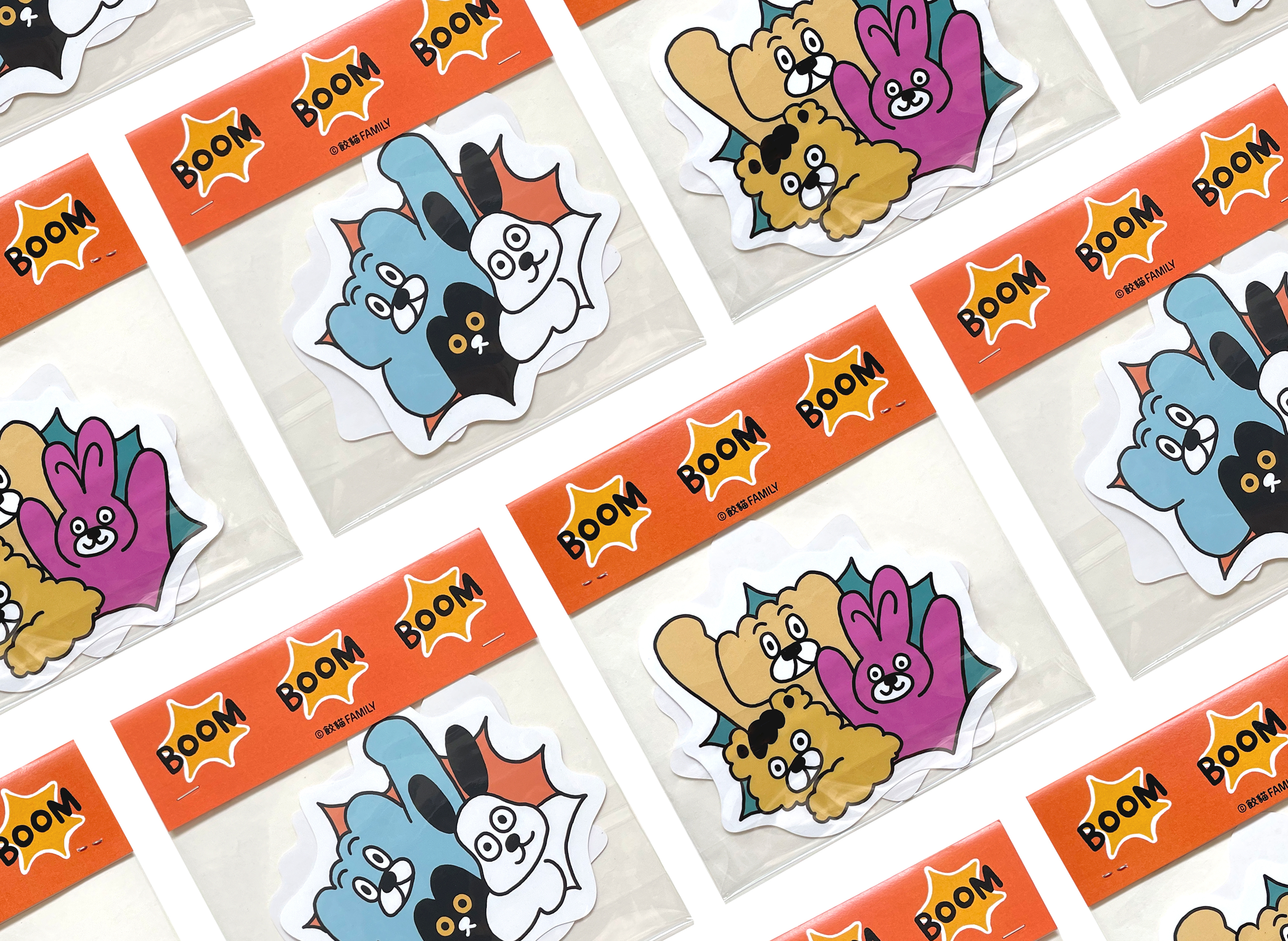 BOOM BOOM大貼紙組