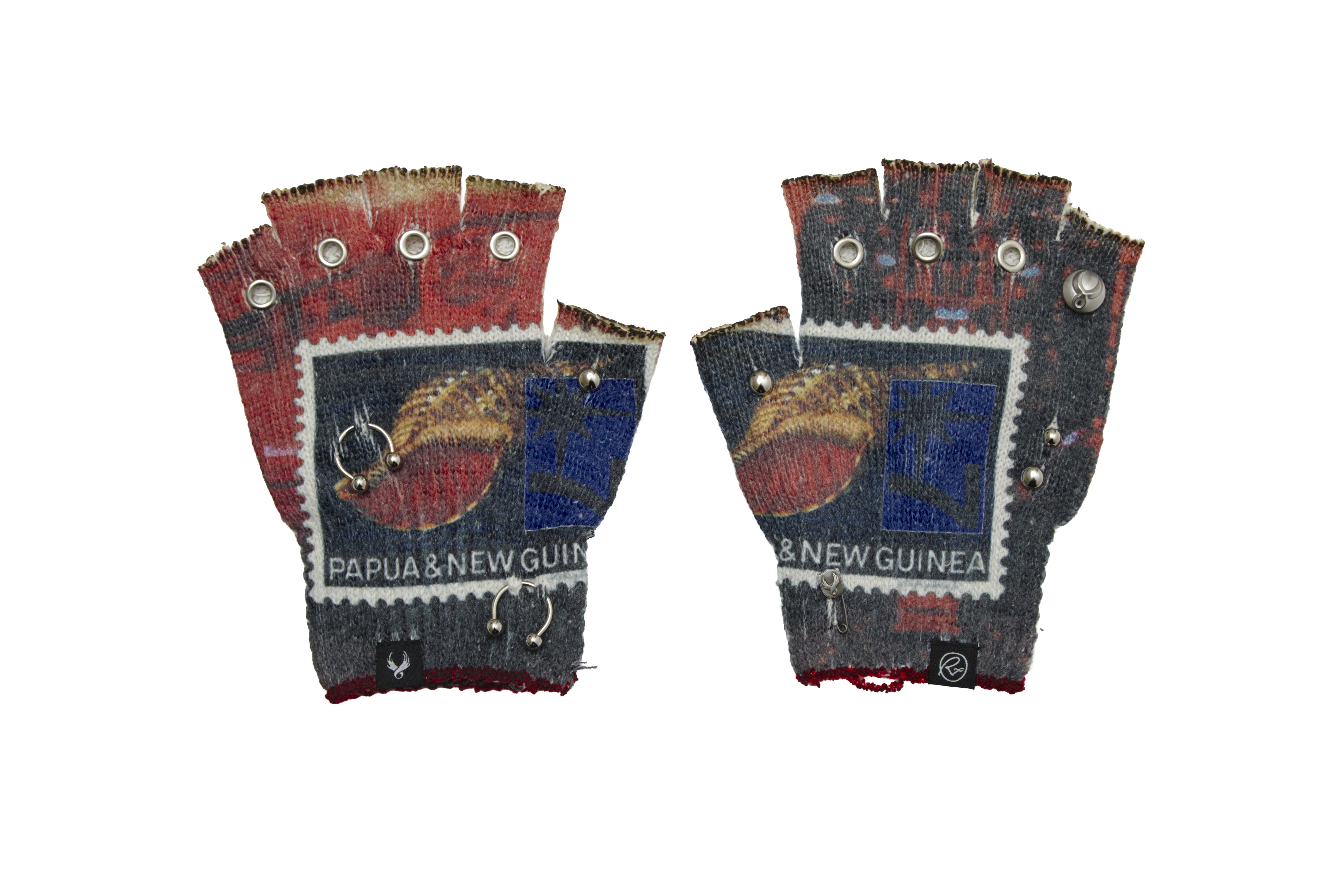 REMIX "remake worker gloves" (Red)