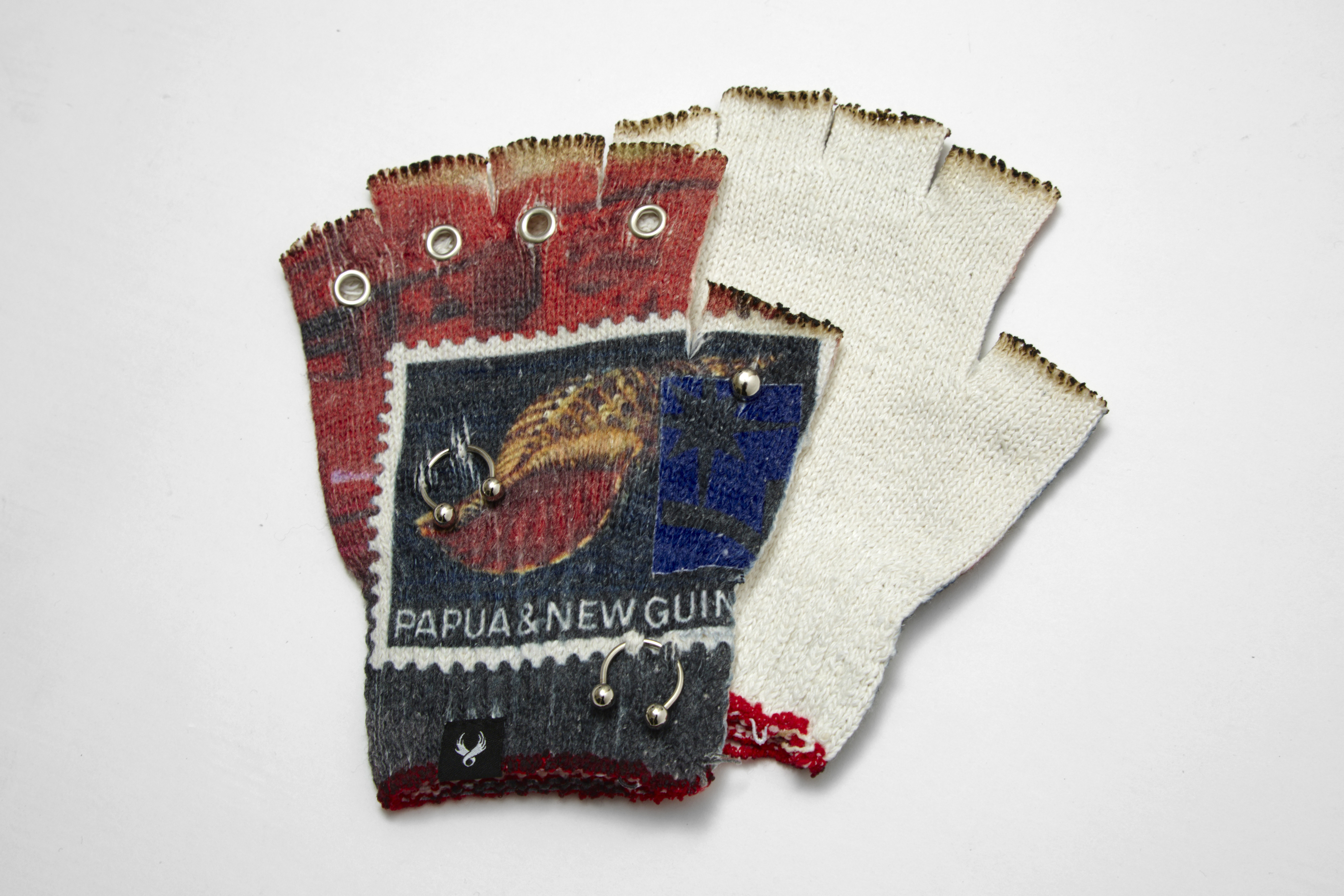 REMIX "remake worker gloves" (Red)