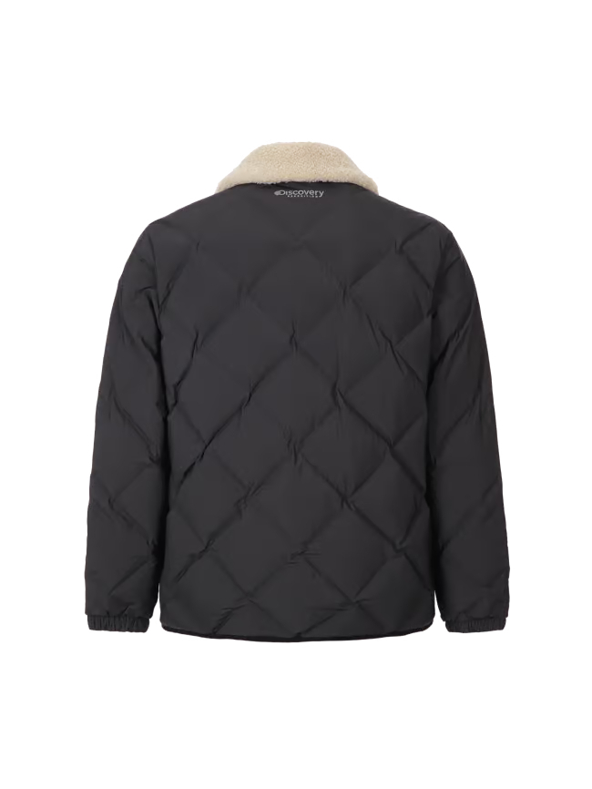 【代購】Discovery 男款 Dihas 立領管狀鵝絨中長版保暖外套