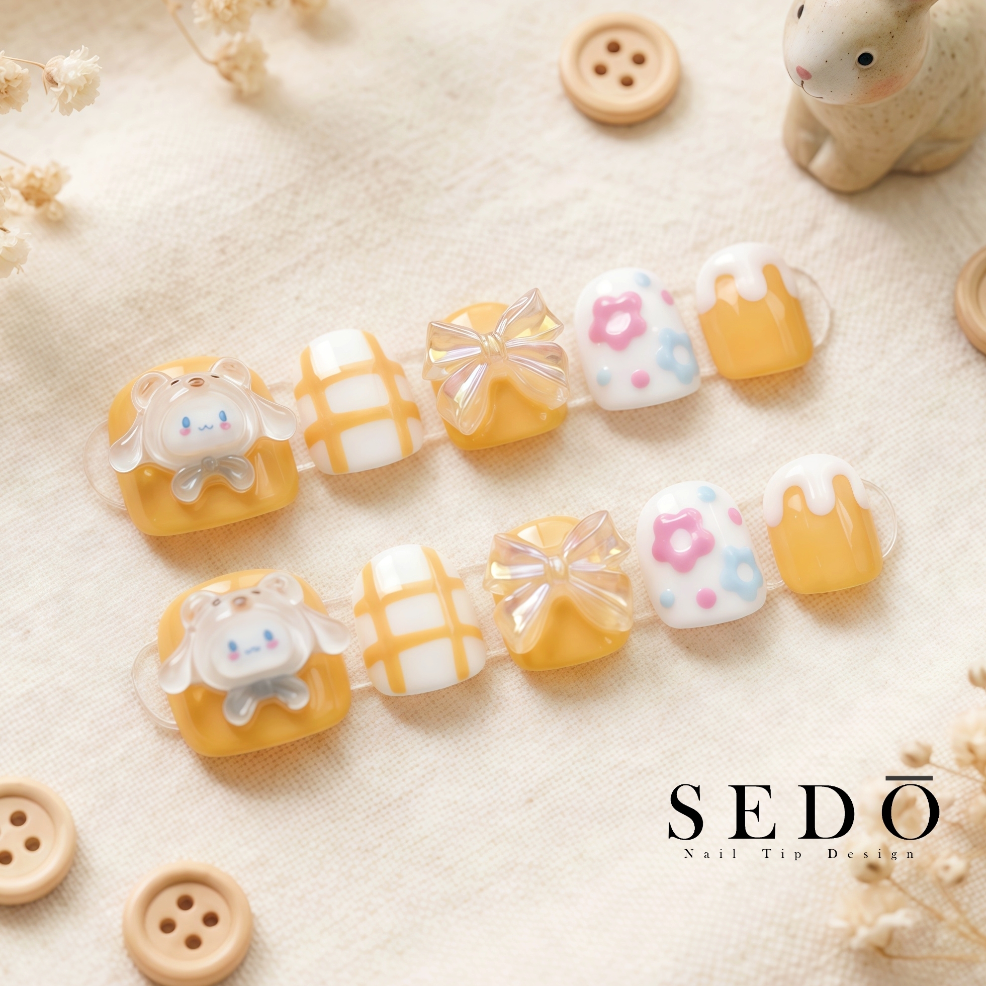 ■兒童甲■檸檬熊熊大耳狗