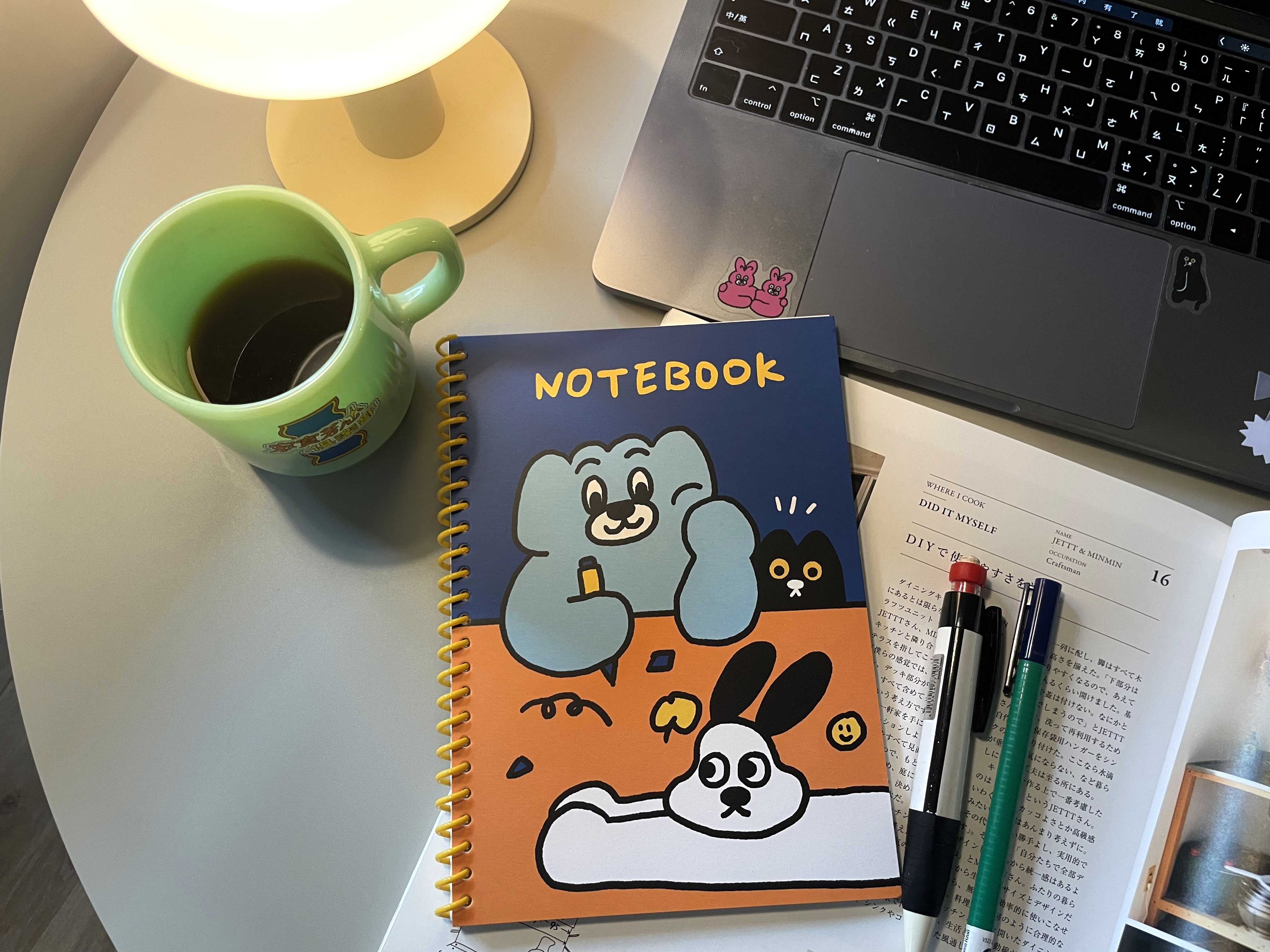 圈圈線條筆記本