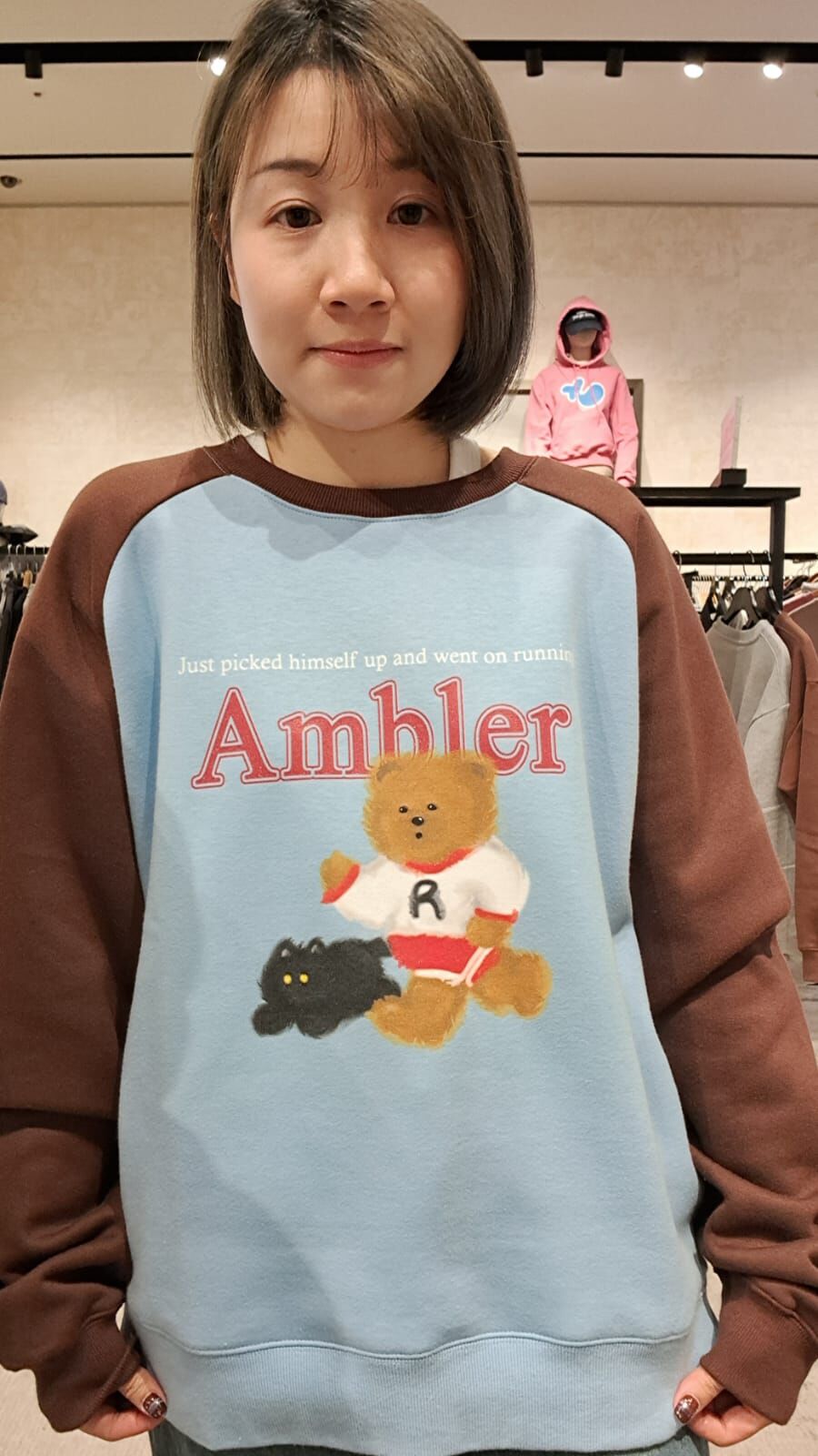 韓國代購 AMBLER新款加絨衛衣AMM1316