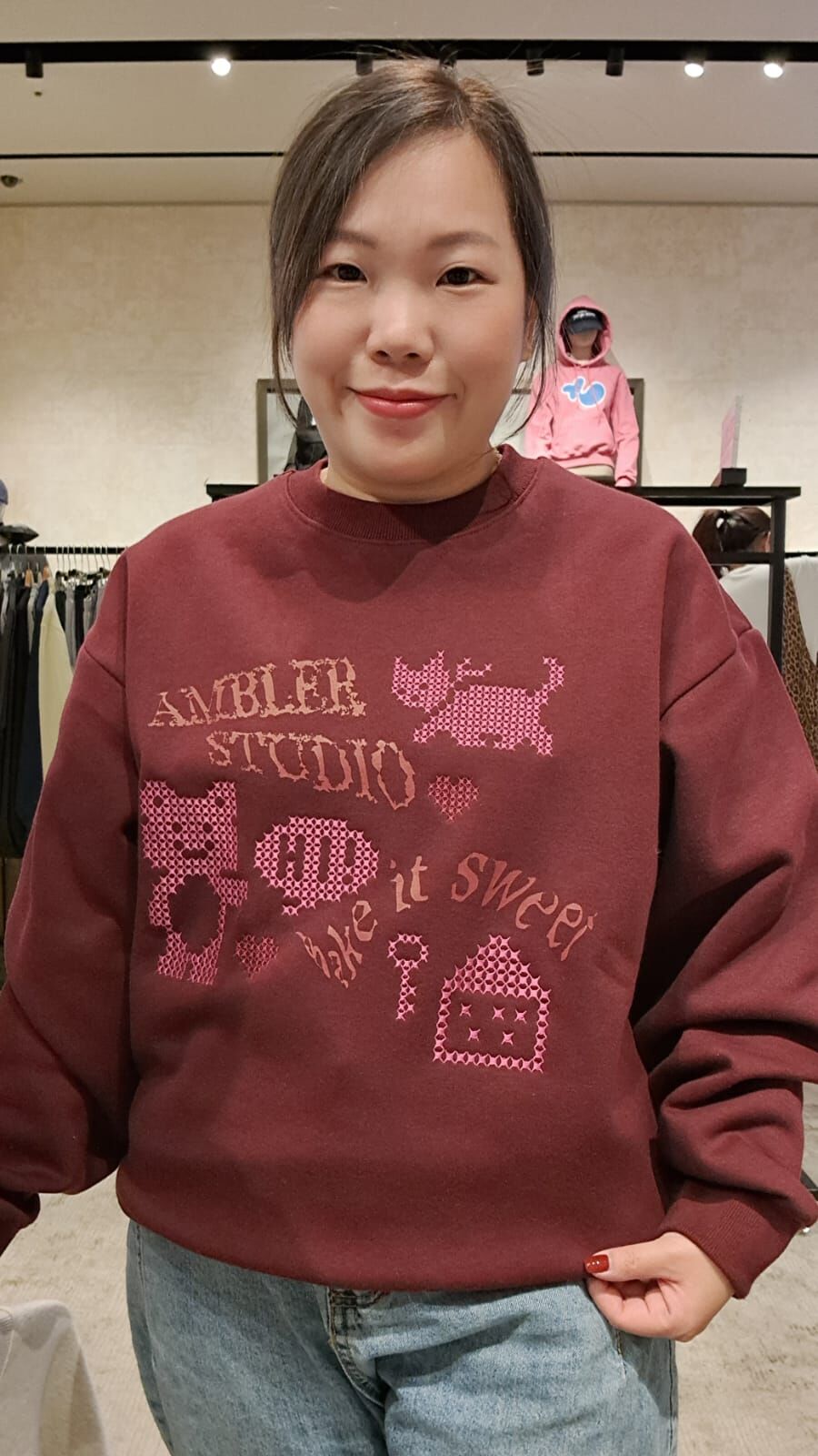 韓國代購 AMBLER新款加絨衛衣AMM1321