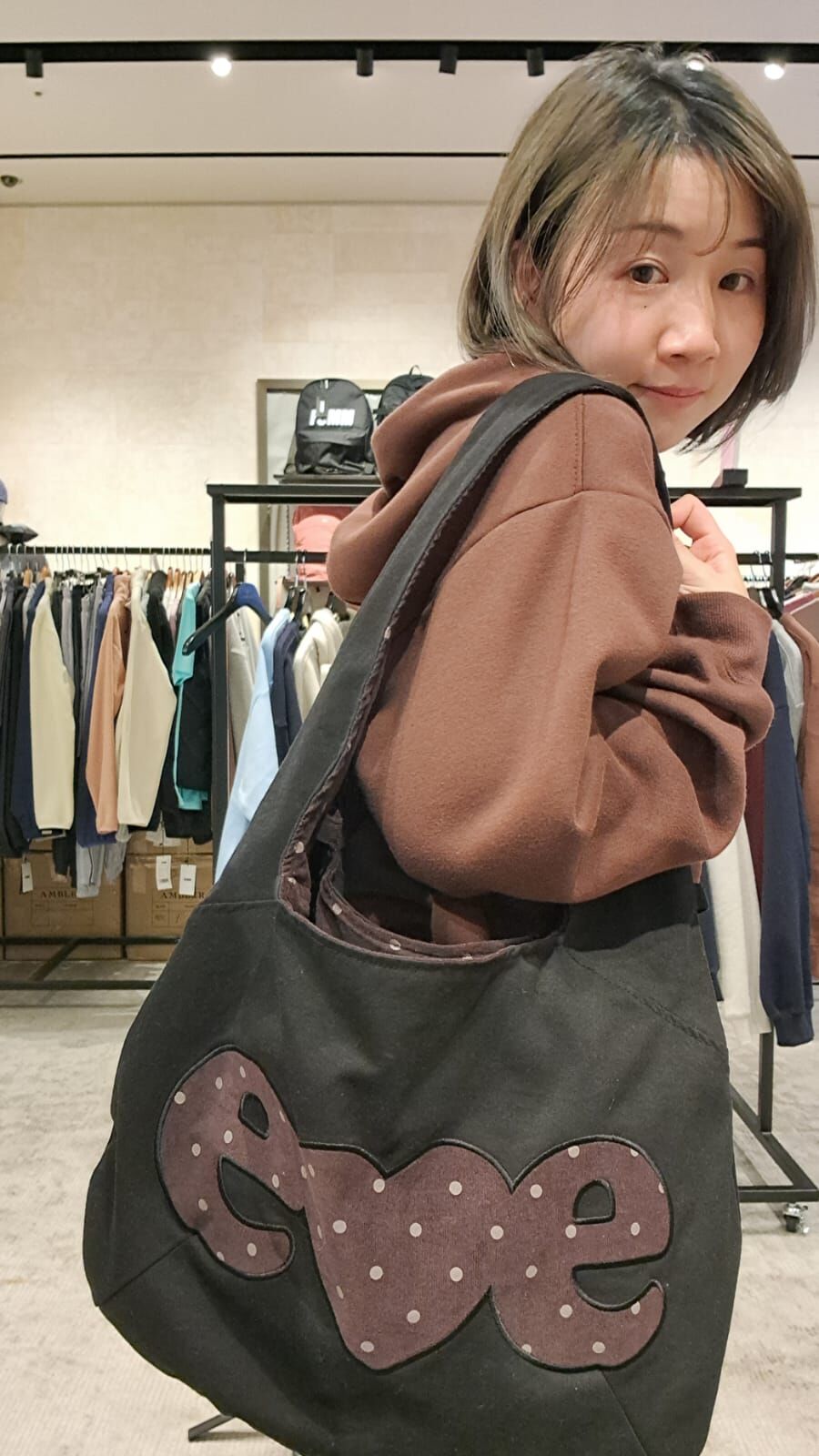 韓國代購 AMBLER新款包包AC701BR