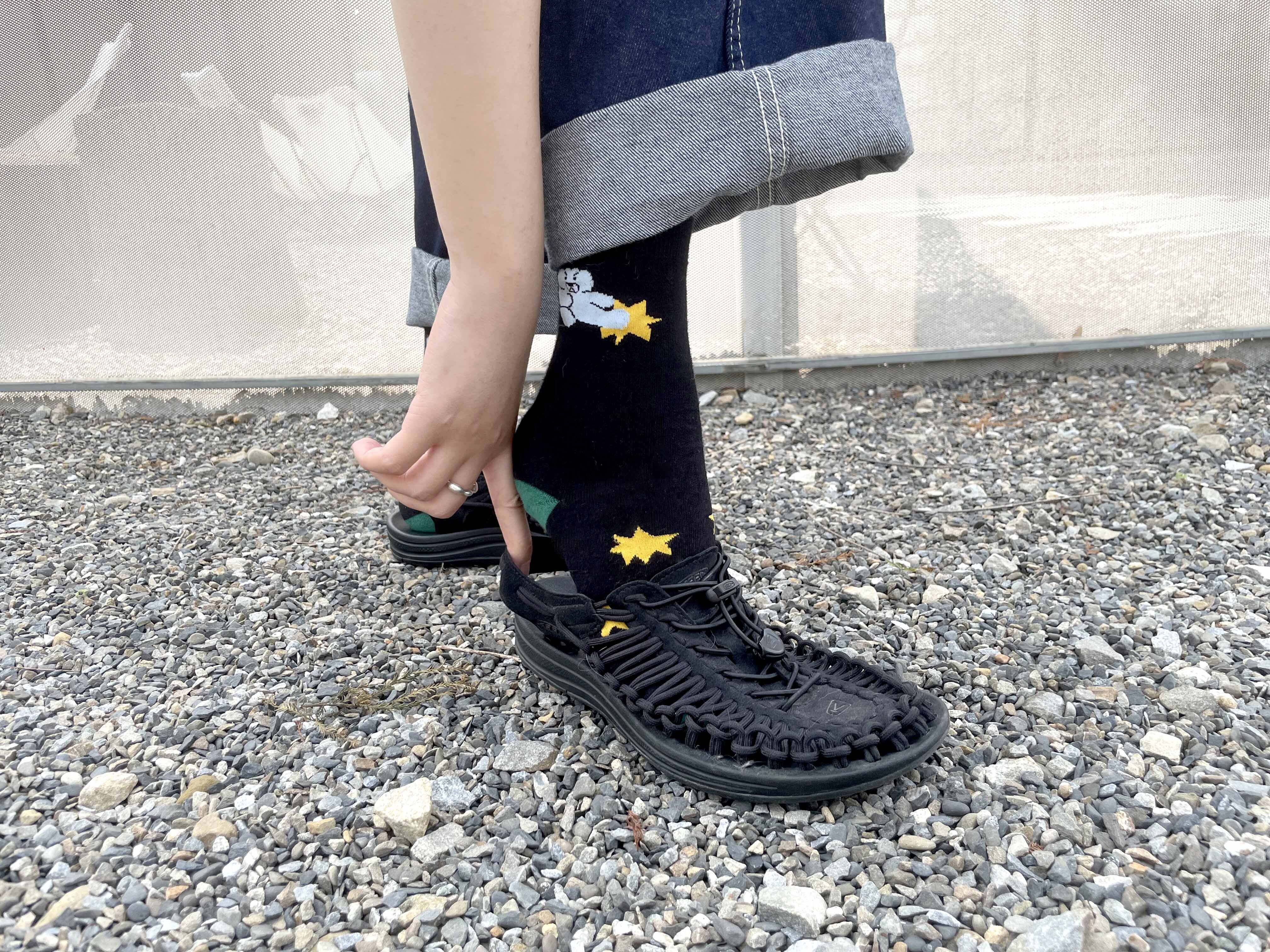 豆豆眼功夫餃貓襪