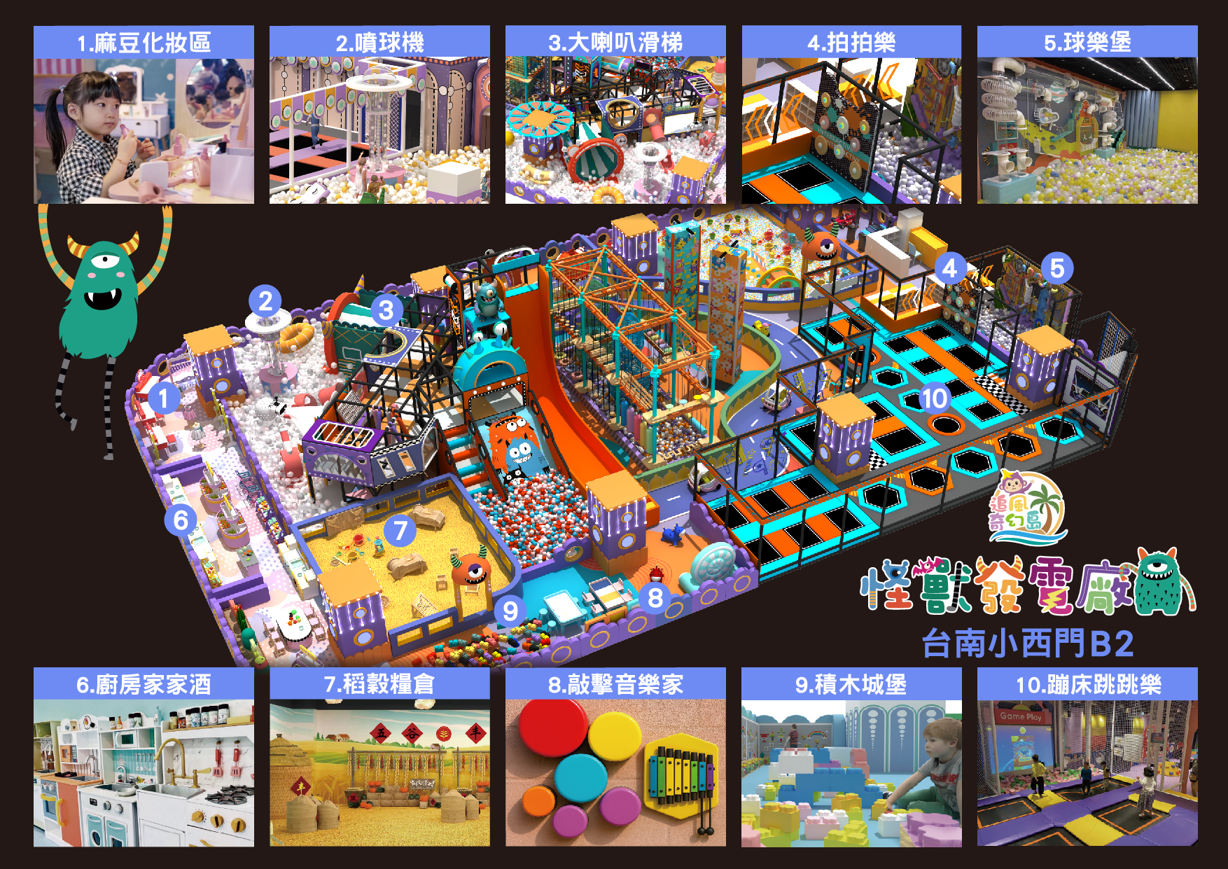 【台南】新光三越小西門店【怪獸發電廠】(追風奇幻島集團)