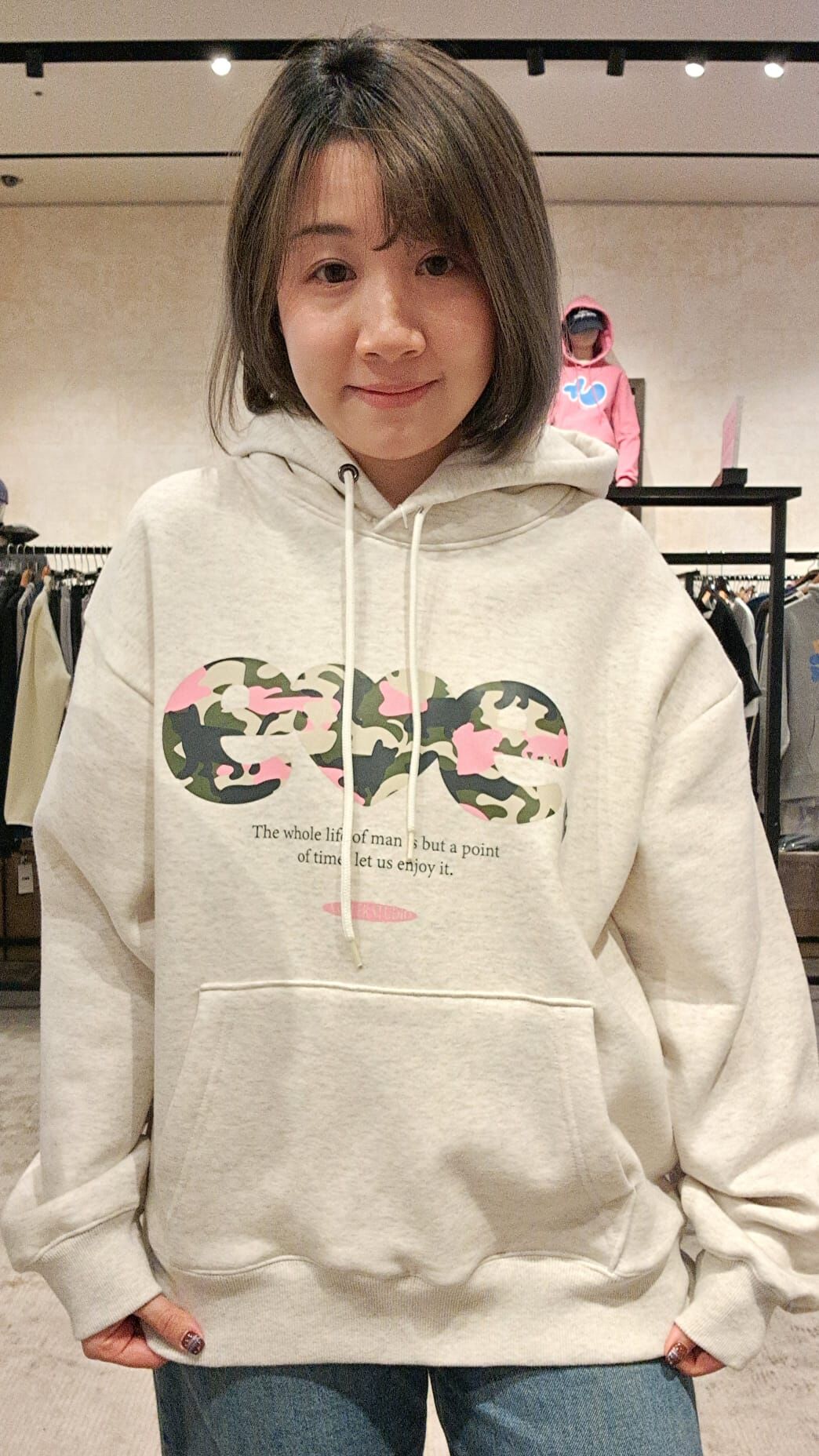 韓國代購 AMBLER 25年新款加絨連帽衛衣AHP1212