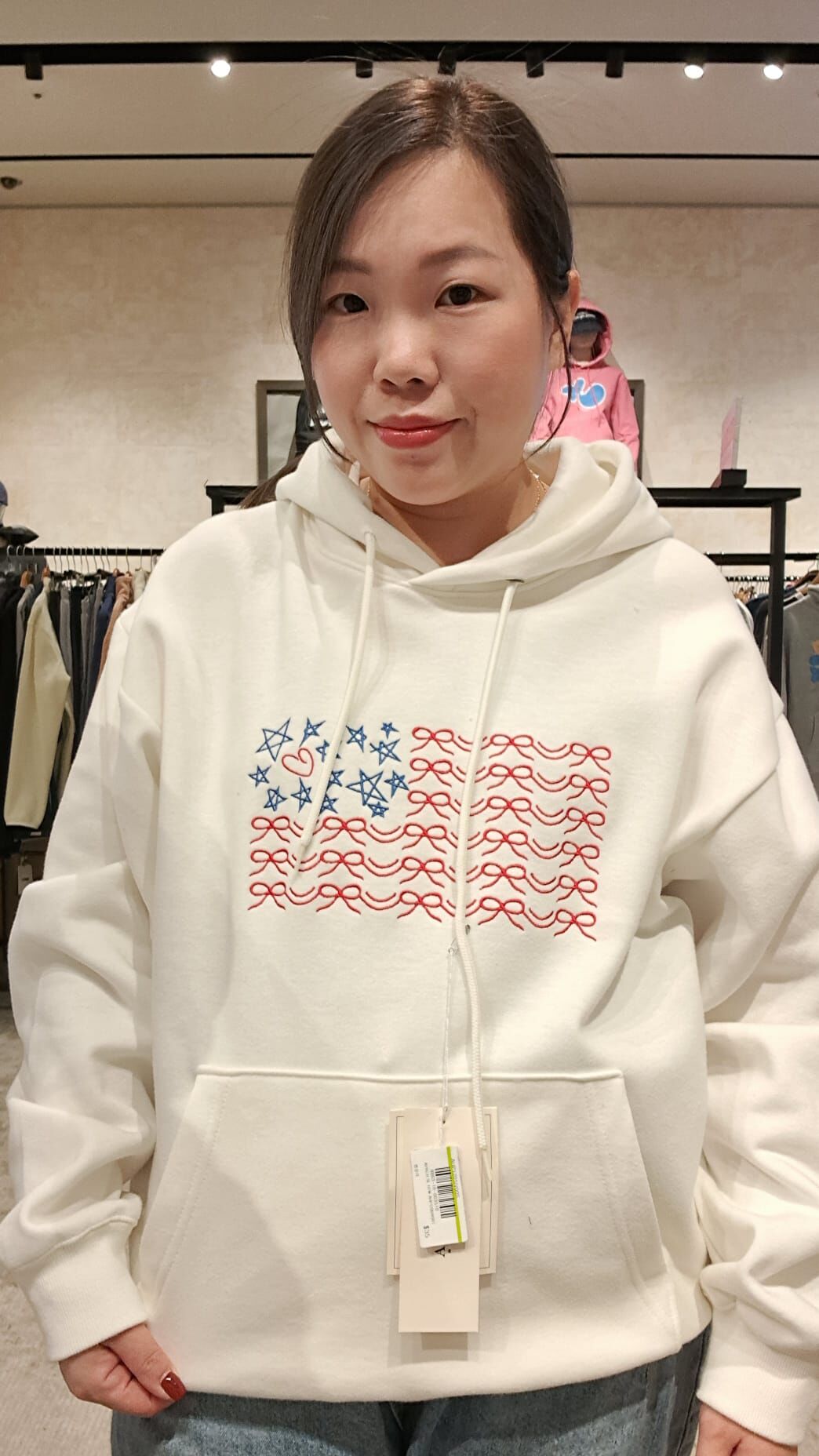 韓國代購 AMBLER 25年新款加絨連帽衛衣AHP1205