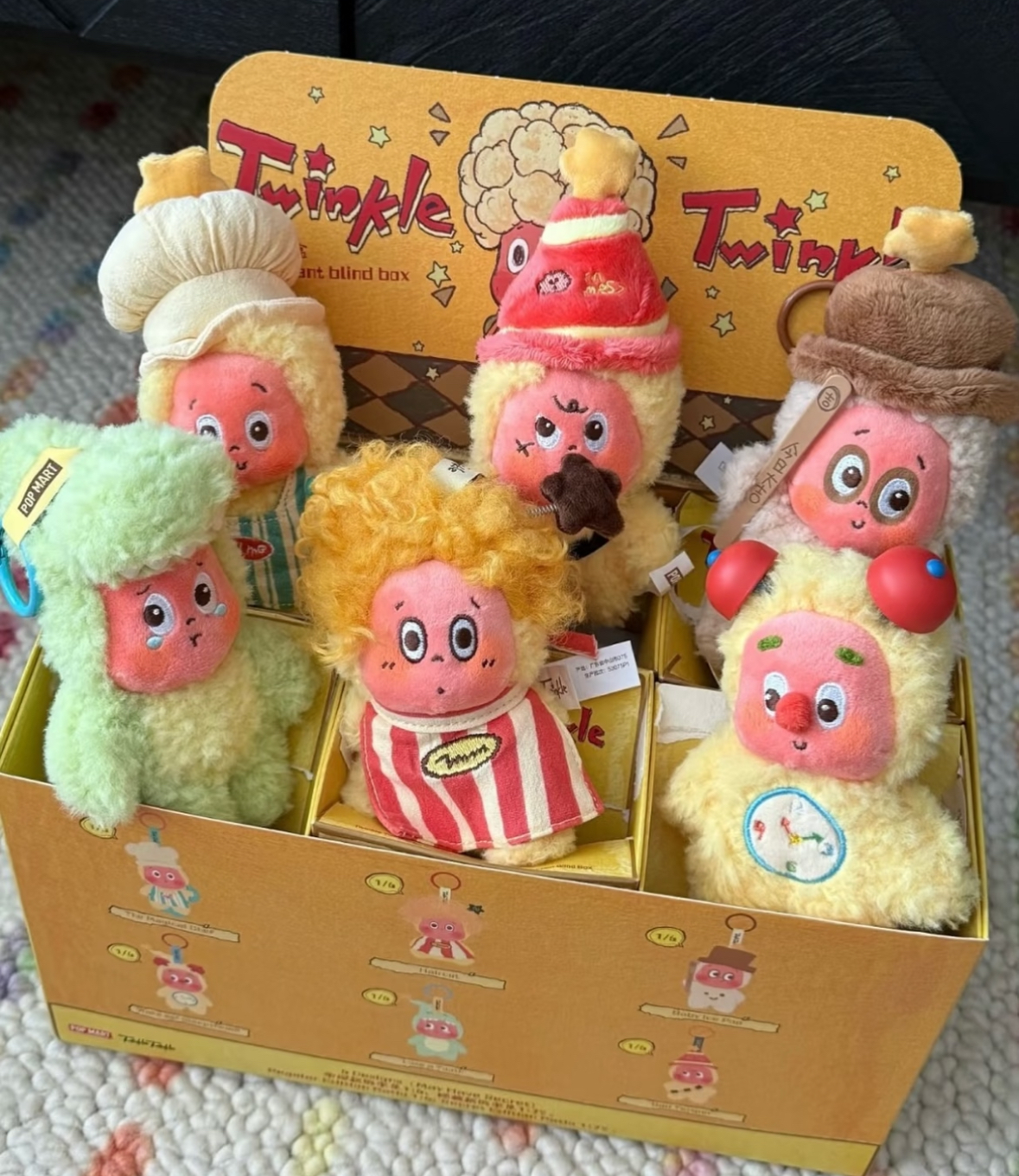 POP MART 泡泡瑪特 星星人系列 星星人123！ 毛絨掛件盲盒