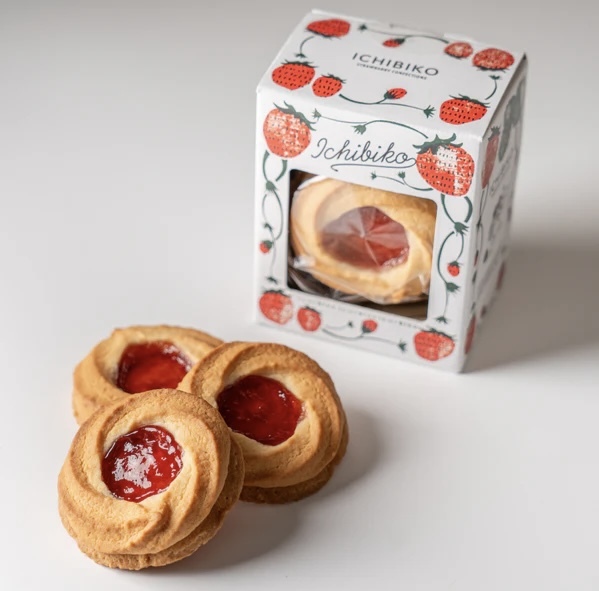 【期間限定】JP ICHIKO 士多啤梨醬夾心曲奇 3枚 0275 TK260113