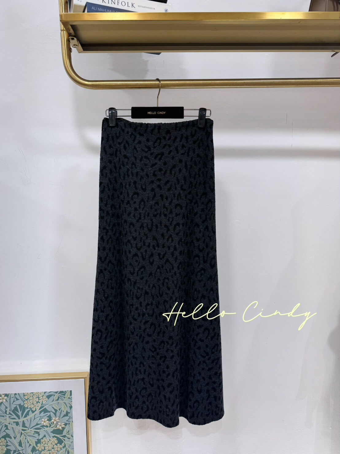 B01063 小姐姐的優雅豹紋長裙