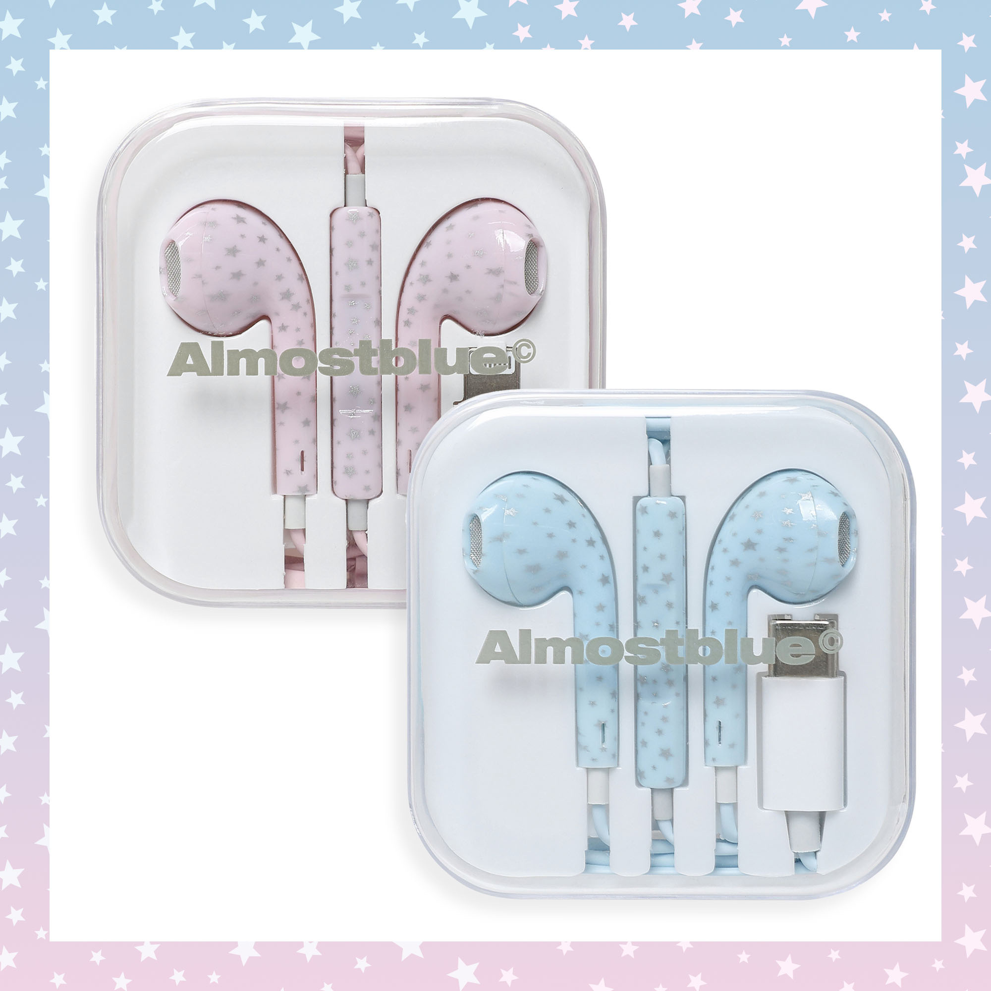 🇰🇷韓國Almost blue有線星星耳機