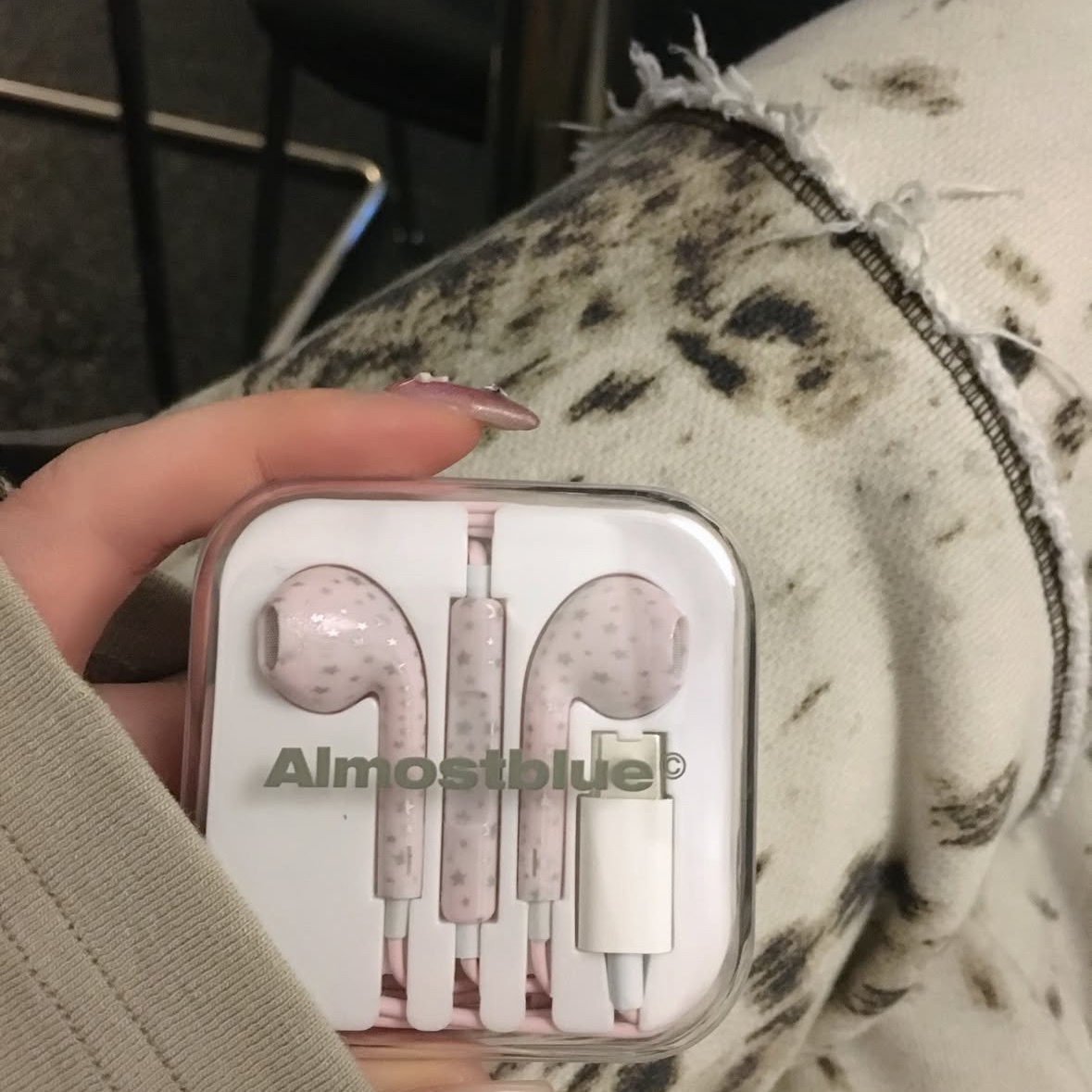 🇰🇷韓國Almost blue有線星星耳機