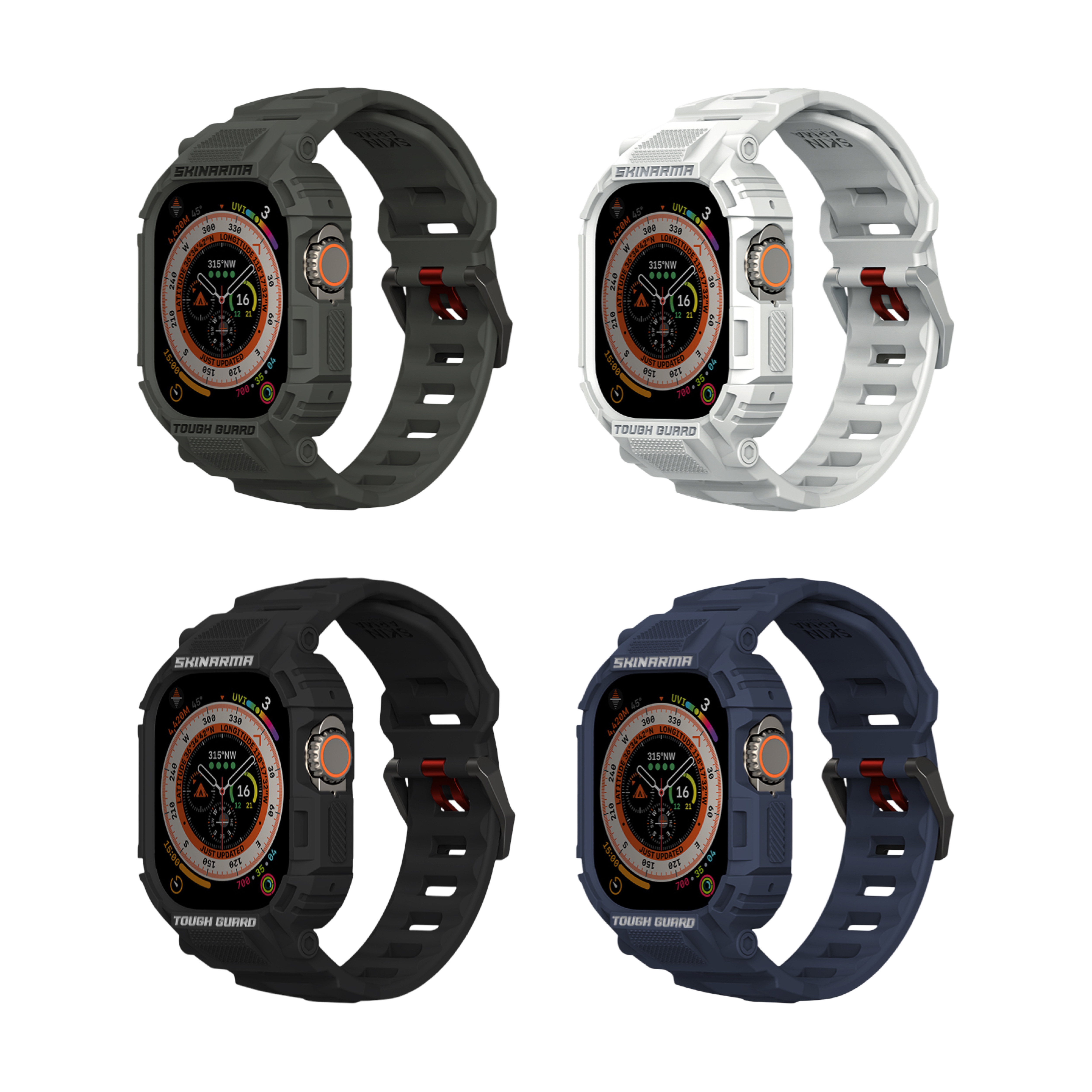 Skinarma Apple Watch Ultra 1/2/3 49mm MECHA 2-in-1 一體式錶帶 + 保護殼