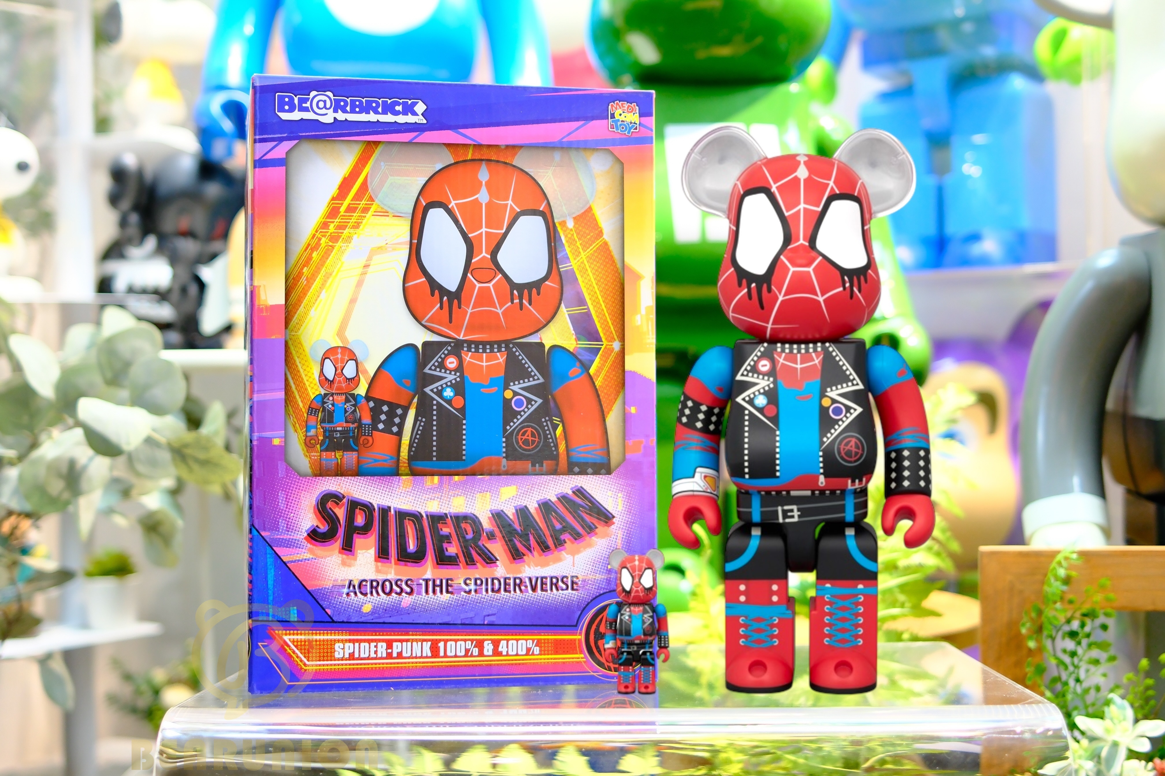 🎏預訂🎏Bearbrick 400% 100% SPIDER PUNK
