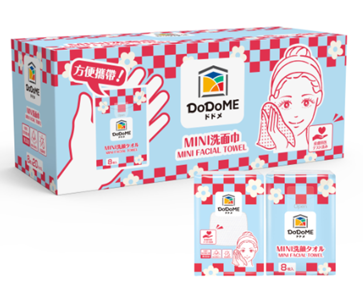 TS032 DoDoME MINI洗面巾8片×20包