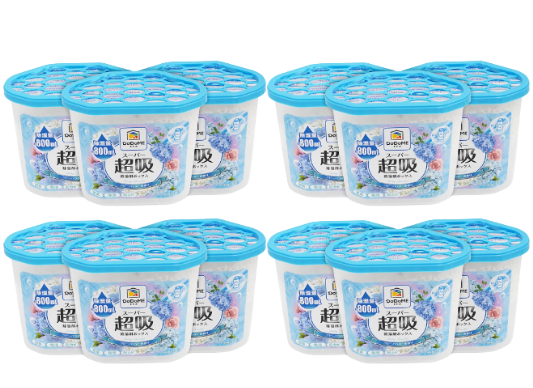 TS010 超吸吸濕盒800mL 香氛系列 (爽身粉)  (800mL x 3個裝/包) 一套4SET 共12個