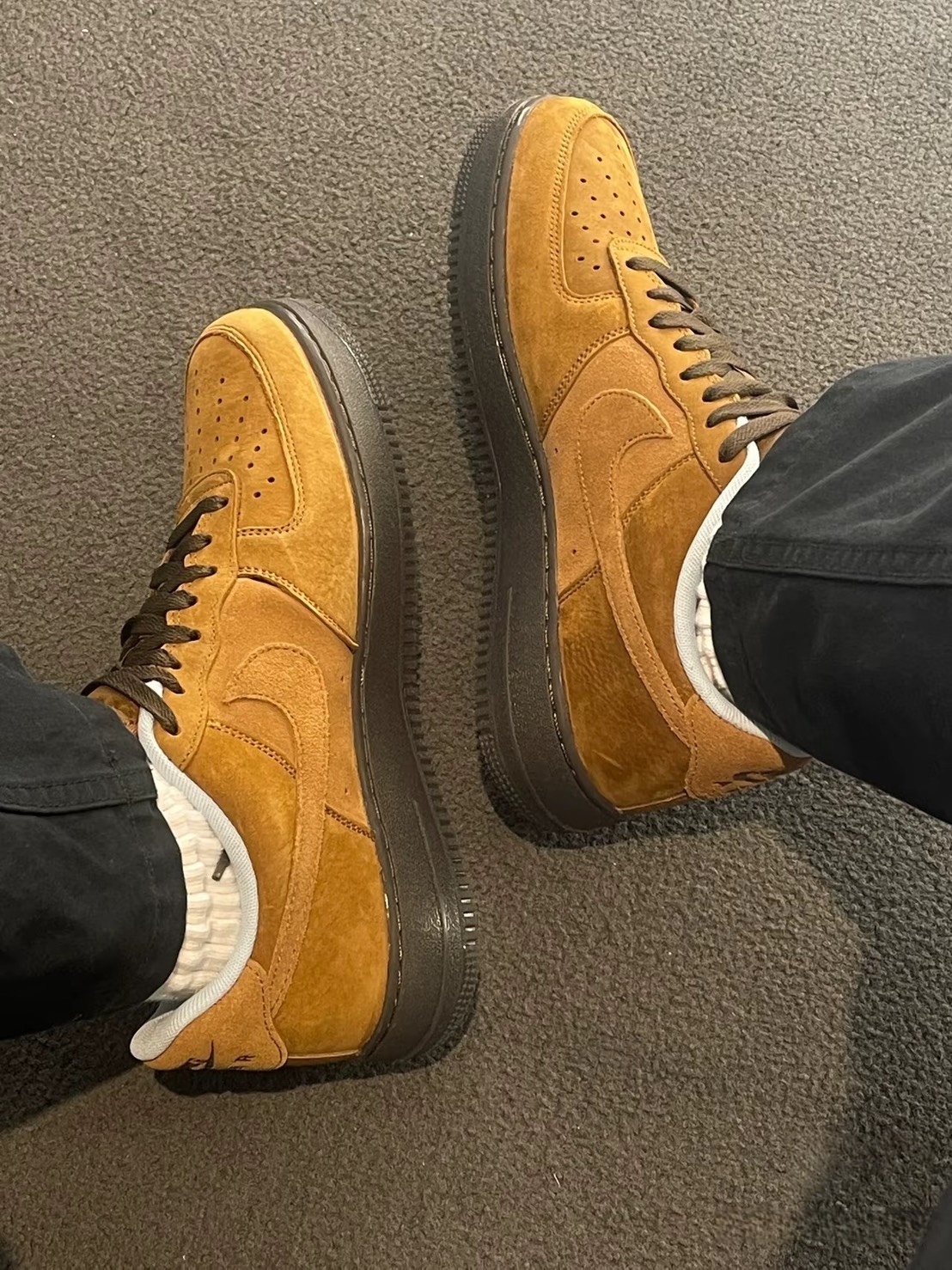 Nike Air Force 1 "Light British Tan" 深咖啡 麂皮 男鞋 IB4617-222