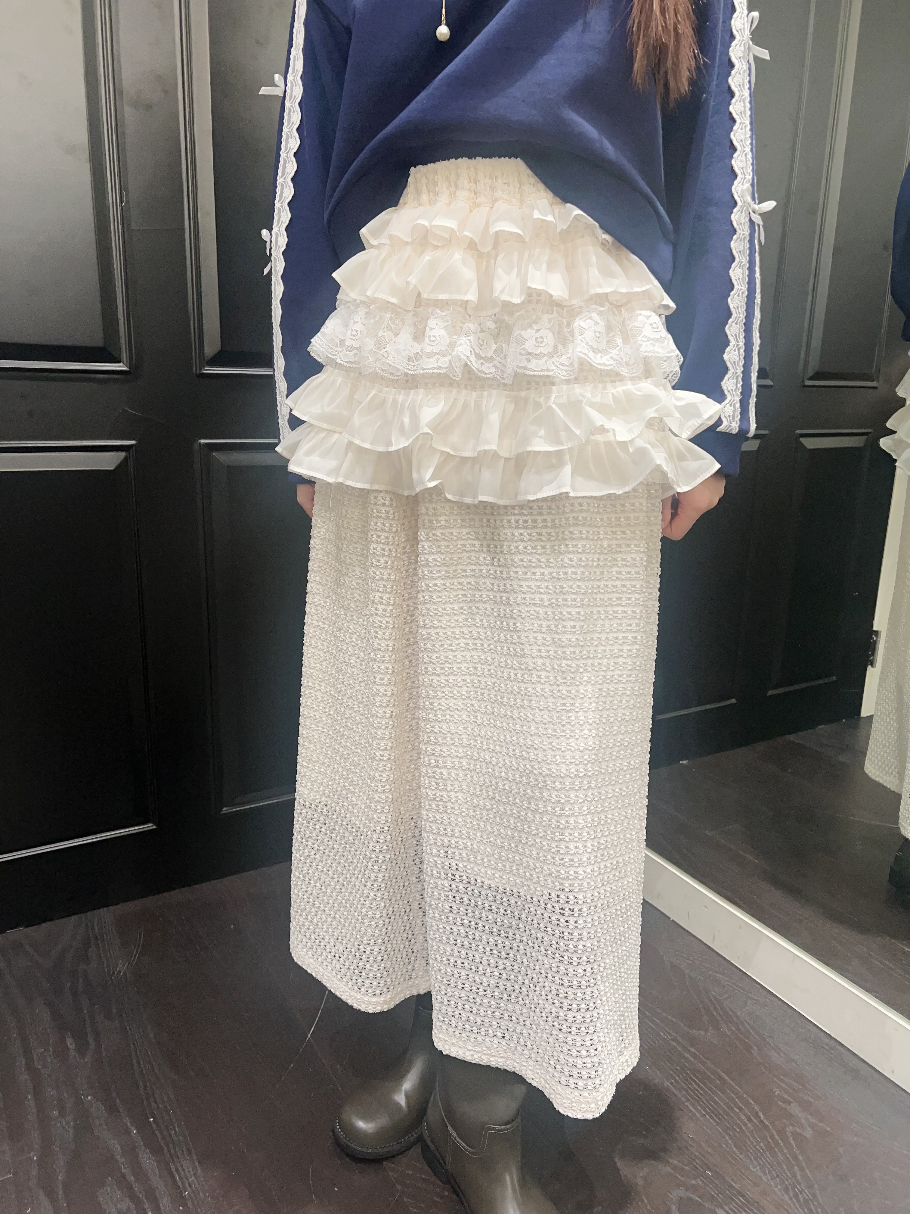 MM68   高質LACE長裙   腰 25-44 HIP52 長36.5  $699 (一口價)