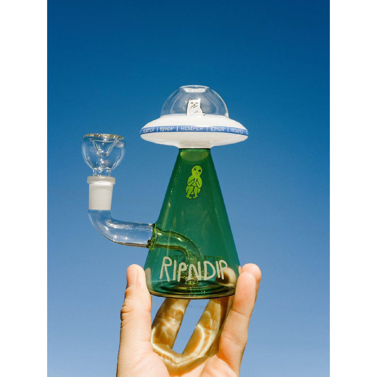 RIPNDIP X HEMPER LORD NERMAL UFO BONG
