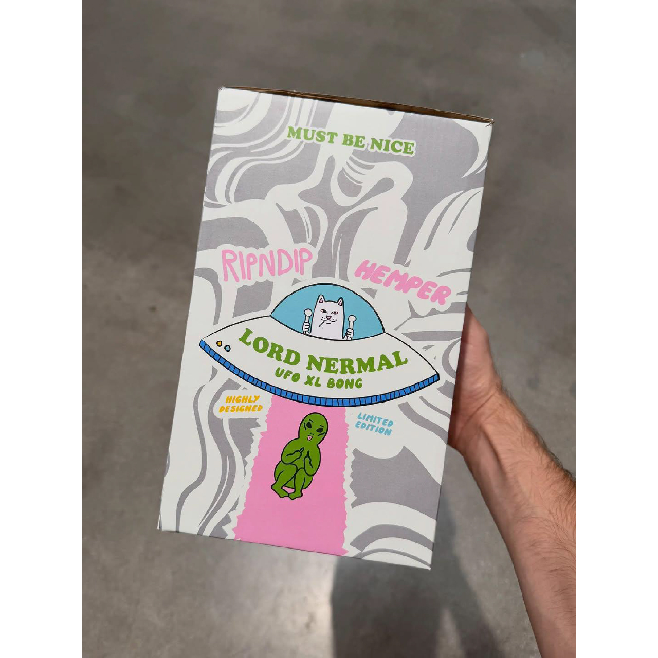 RIPNDIP X HEMPER LORD NERMAL UFO XL BONG