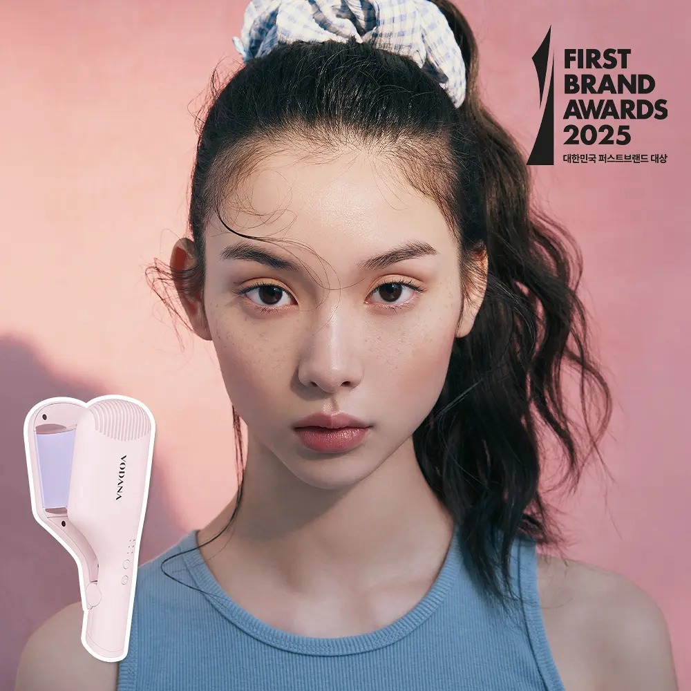 [ VODANA ] Compact Wave Iron 38mm #Pink Lavender