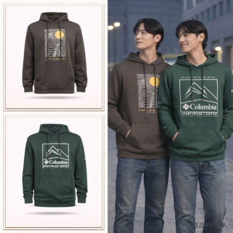 【預購】COLUMBIA H011356 男裝連帽衛衣