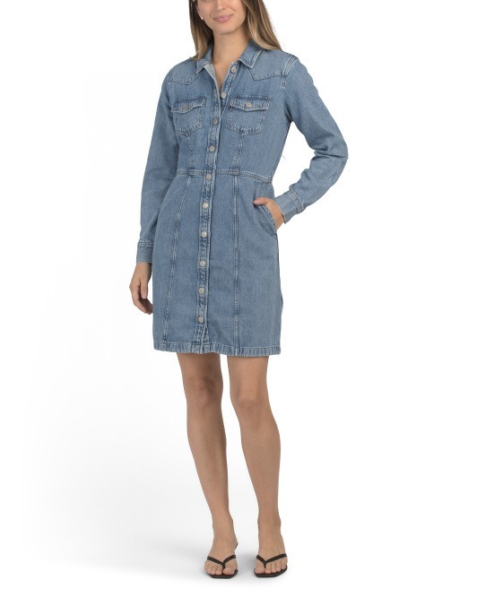 【預購】LEVIS Flynn H011358 牛仔連身裙