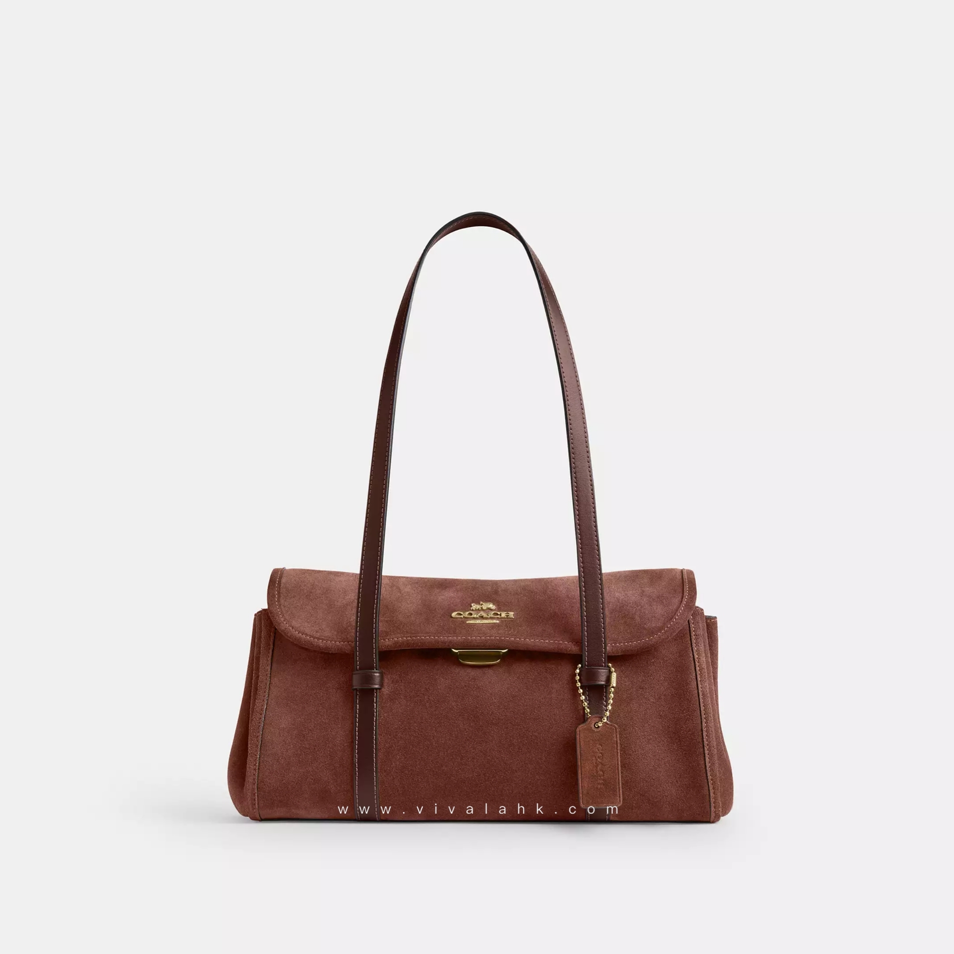 Coach - Bridget 長柄單肩腋下袋 (麂皮) (CDB06)