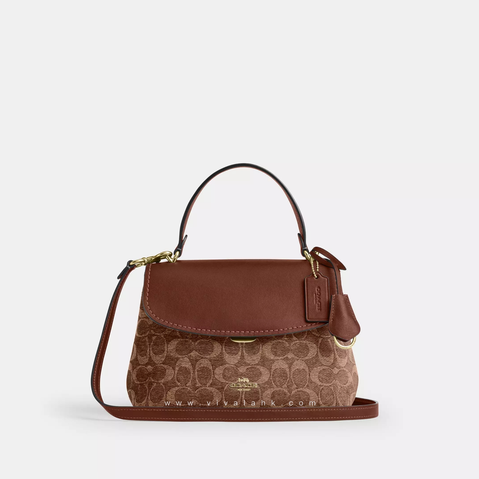 Coach - Emory 手提+斜孭多用袋 (C字絨面) (CDB08)