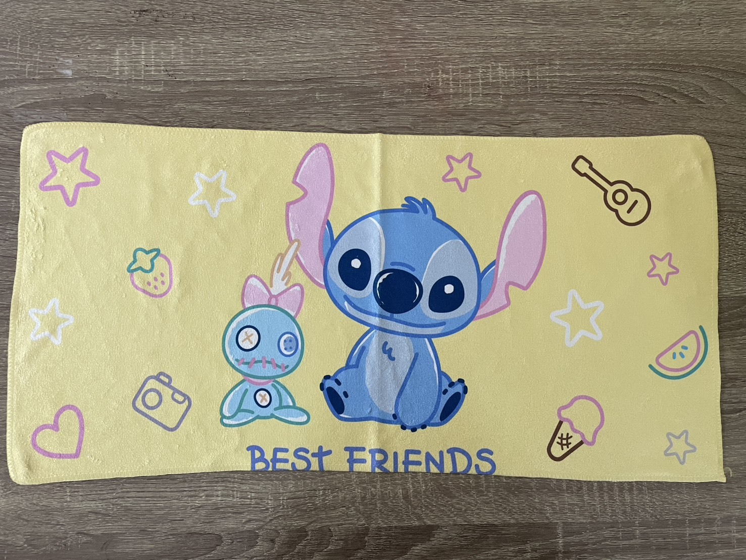 苗栗院|迪士尼史迪奇毛巾