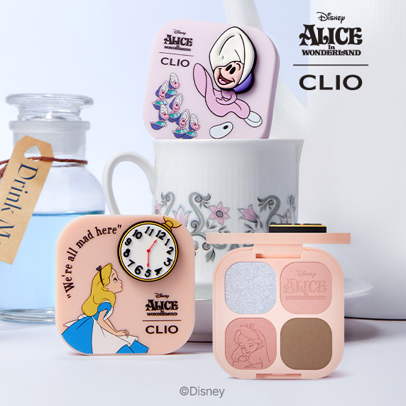 CLIO [愛麗絲聯名]四色眼影盤