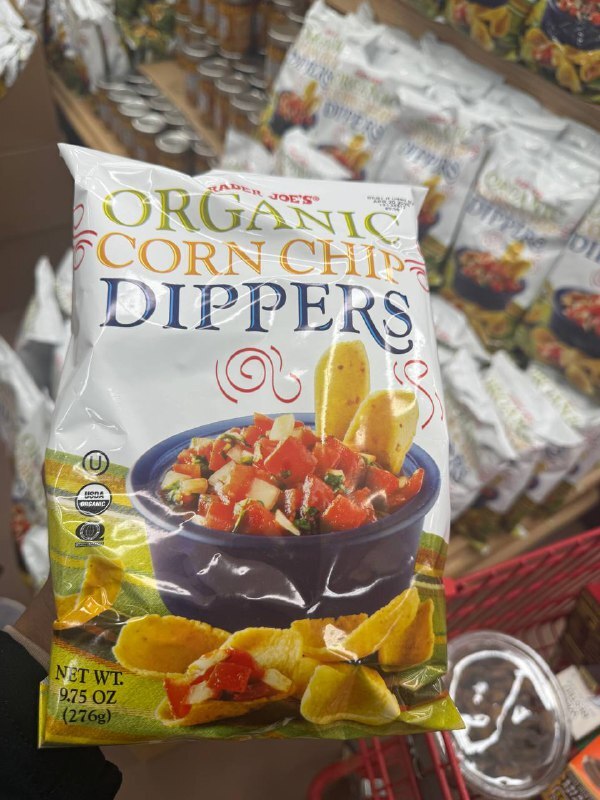 [U] CW TRADER JOE'S ORGANIC CORN CHIP DIPPERS, 276G, 00924825 (UCW109)