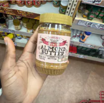 [U] CW TRADER JOE'S CRUNCHY ALMOND BUTTER - NO SALT, 454G, 00514378 (UCW110)