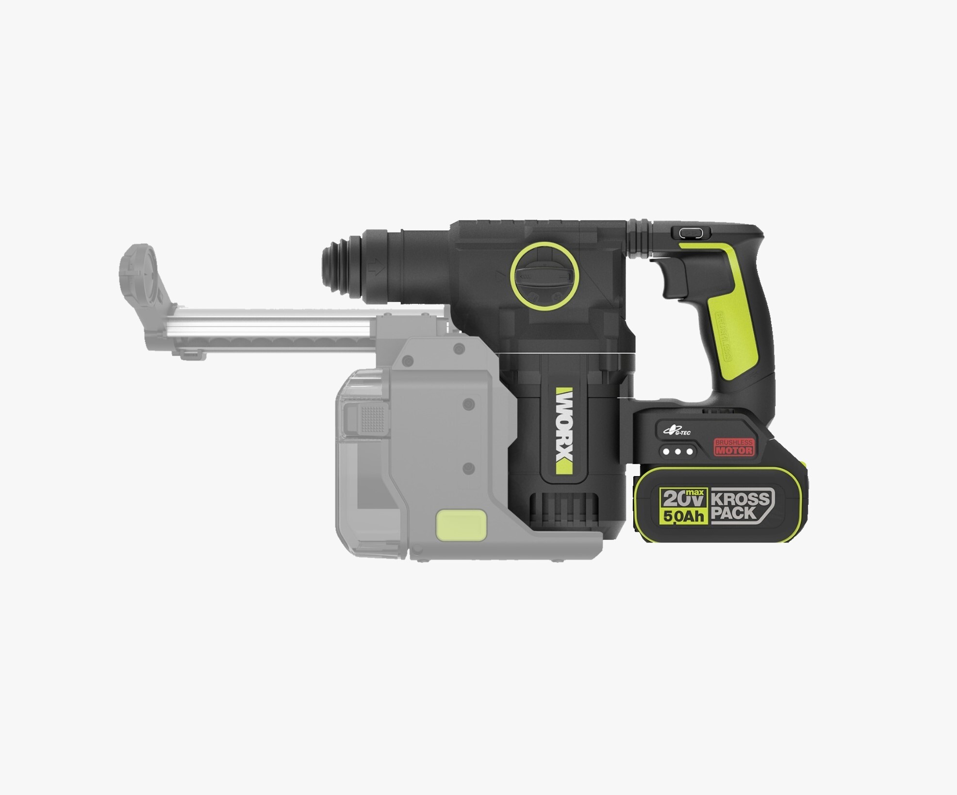 WORX WU385 24mm 無刷鋰電集塵油壓鑽