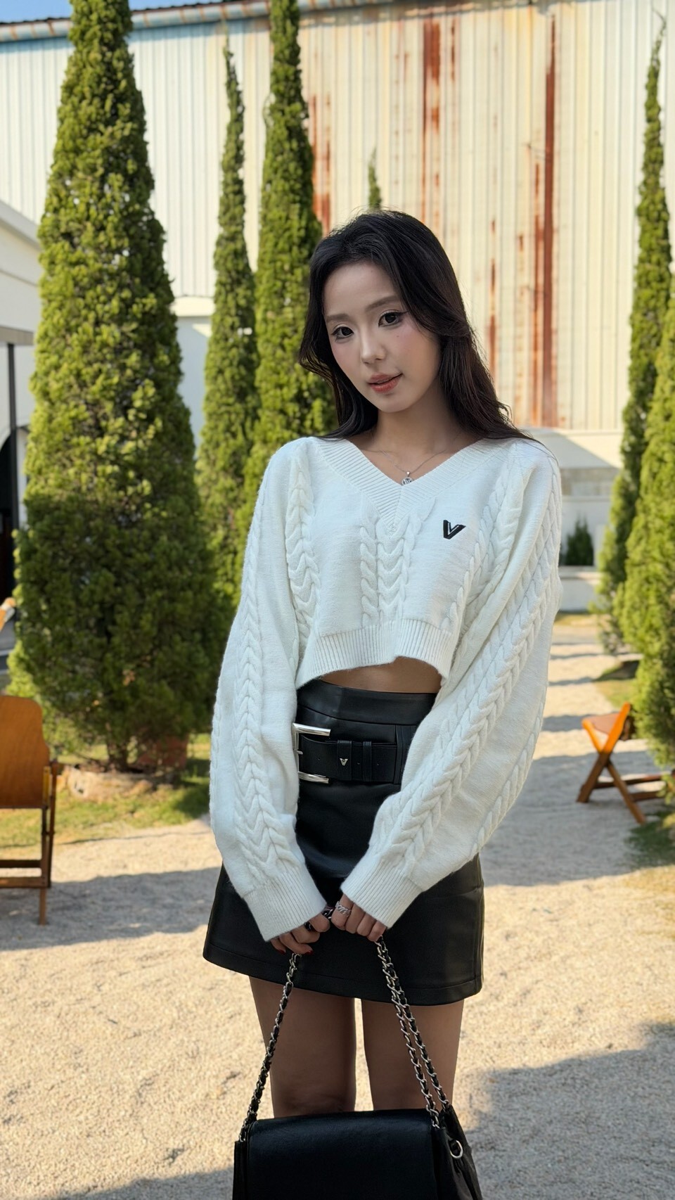 交織 • Intertwined｜刺繡針織情侶衣(短版)