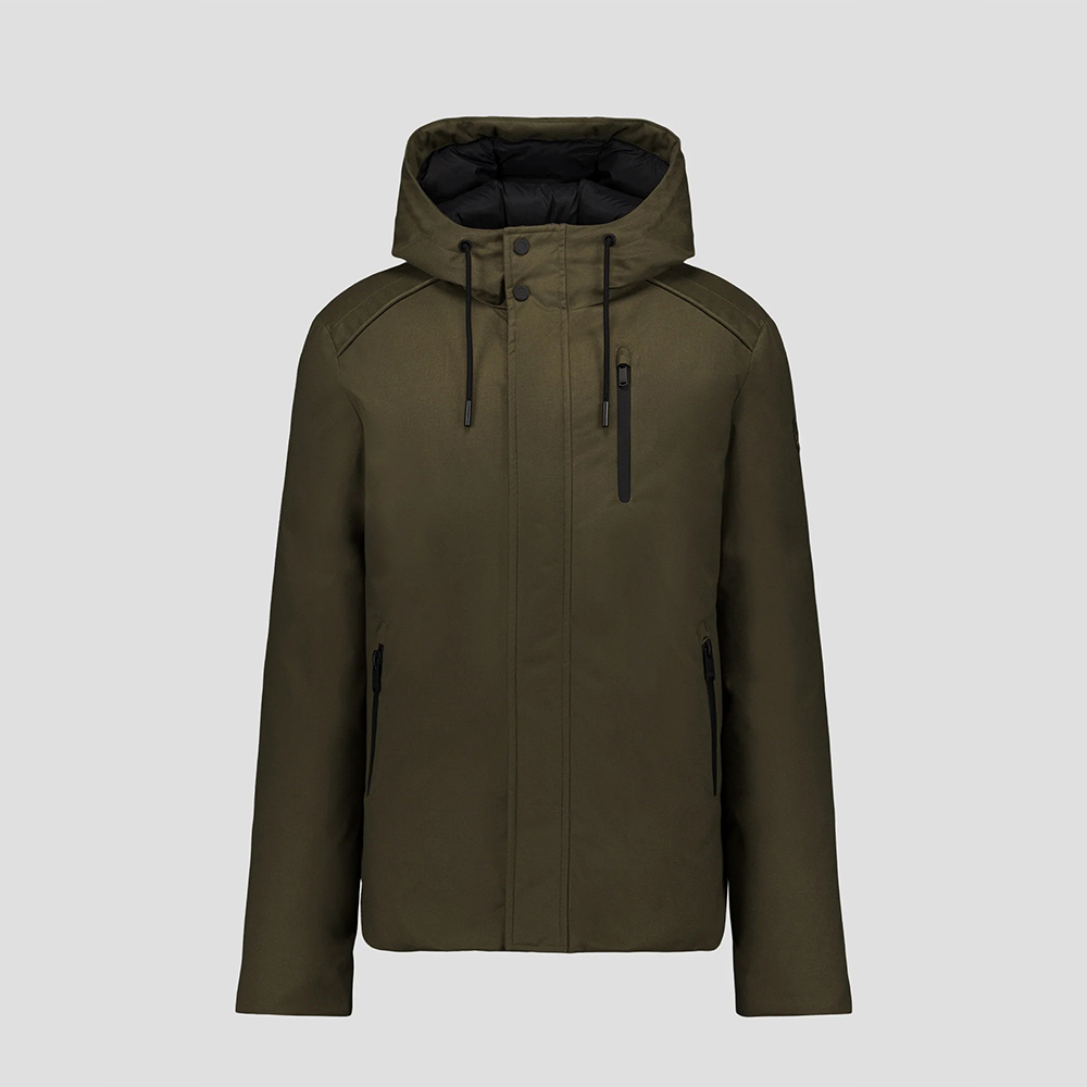 【JOTT】ONT羊毛派克極冷連帽羽絨外套(綠)