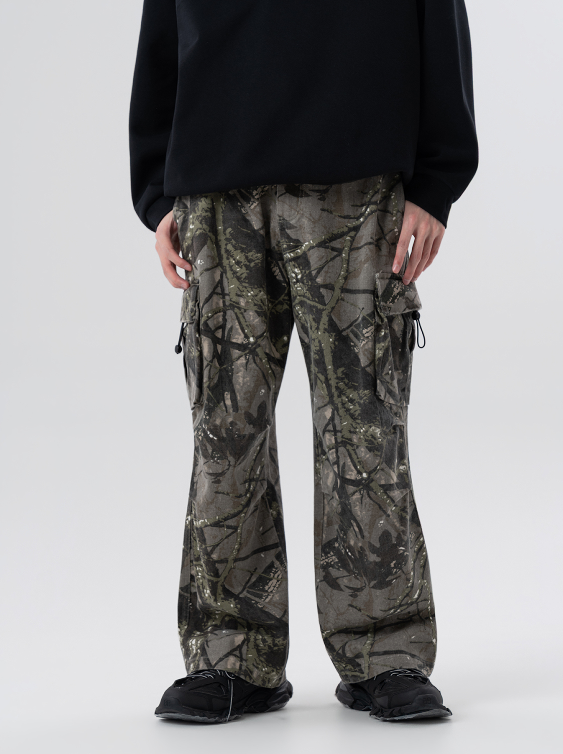 叢林工裝口袋傘兵褲