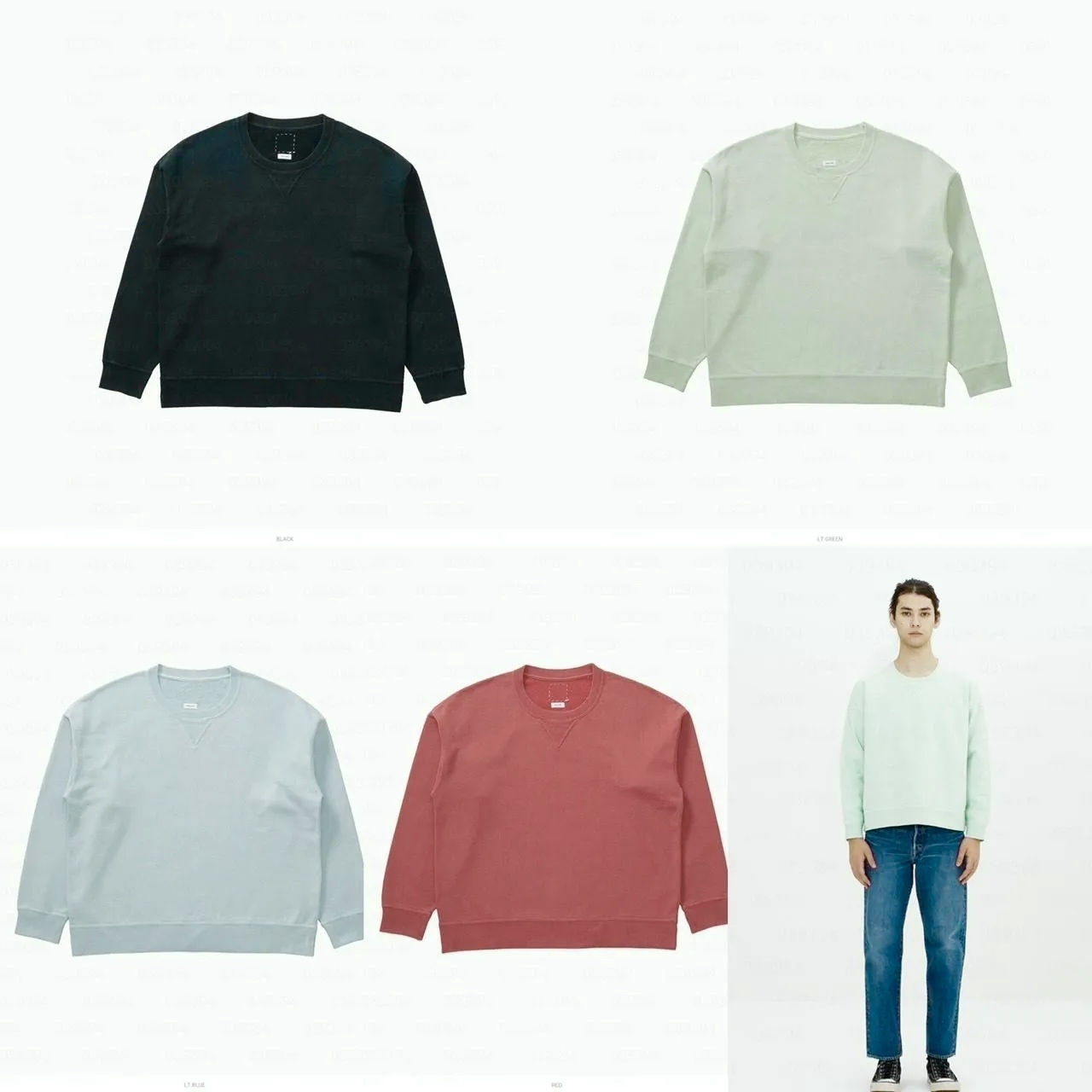 VISVIM 2026 S/S JUMBO SB SWEAT L/S DMGD - PRE ORDER ITEM (預訂中)