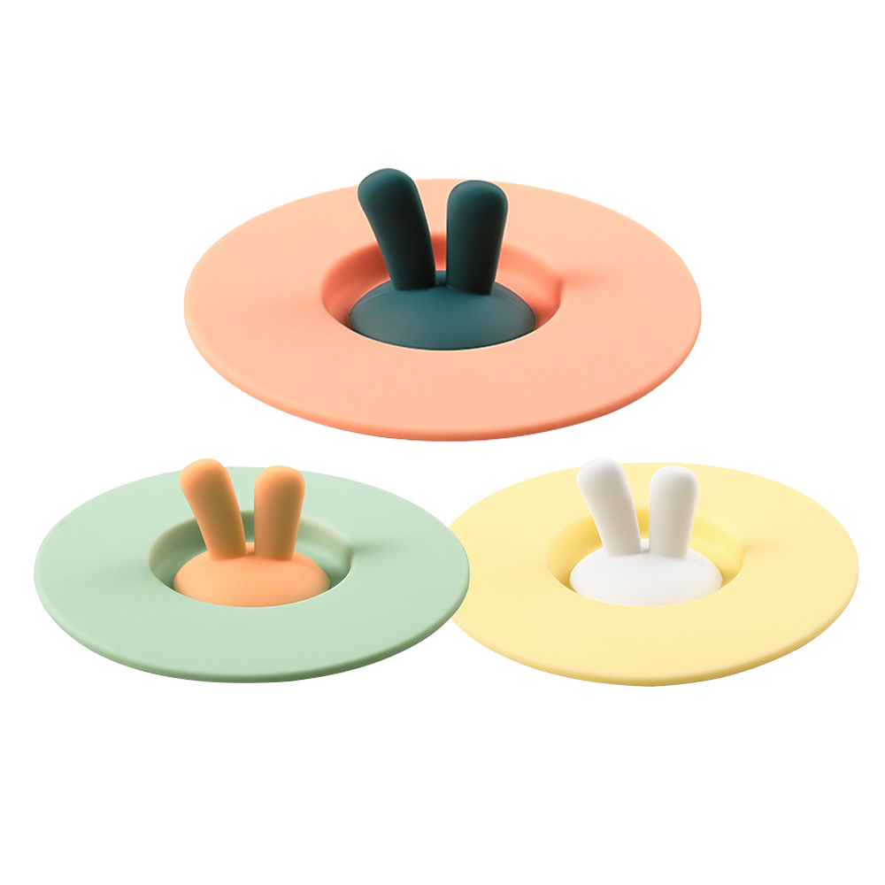 撞色矽膠杯蓋【CC0209】