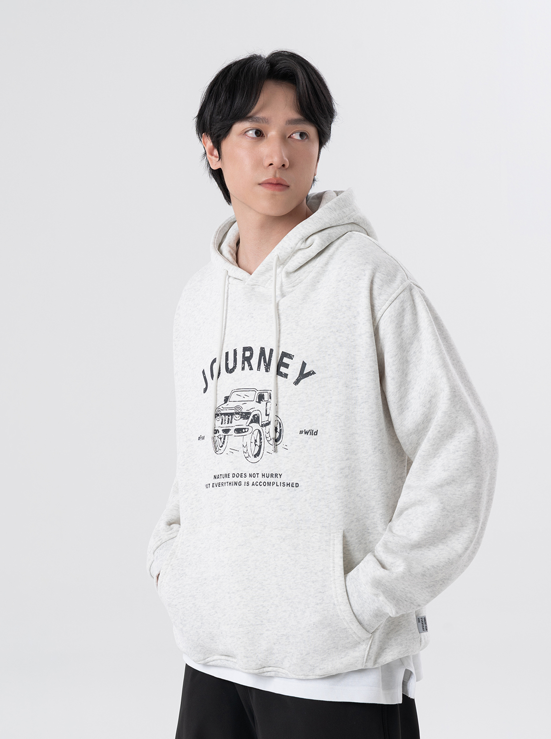 戶外酷車印花帽TEE