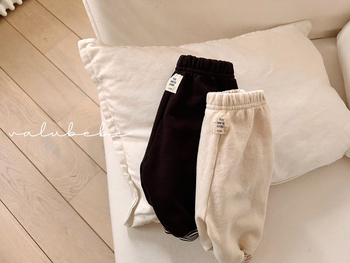 正韓春valu_bebe 兩色VALU條紋拼接運動褲